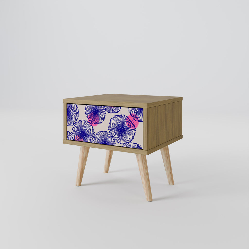 MAGIC NATURE Nightstand in Oak Effect