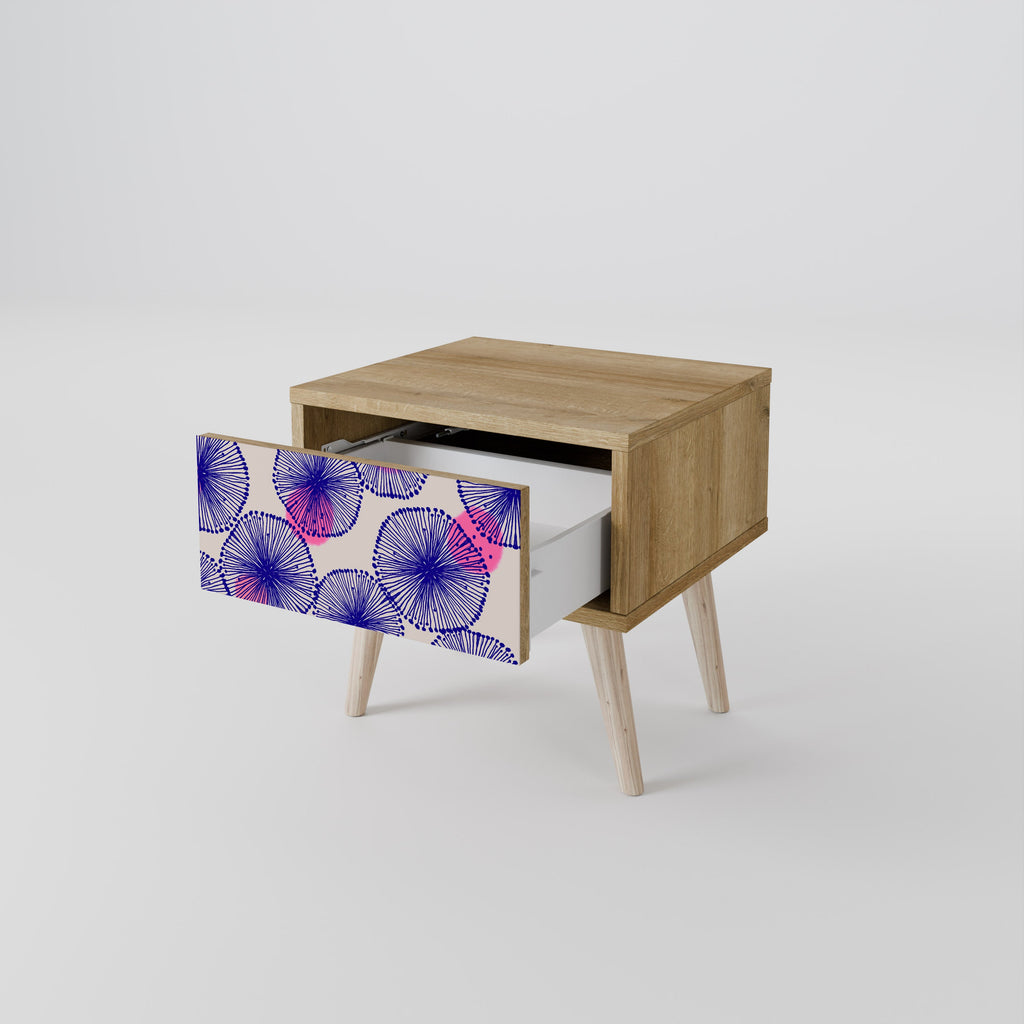 MAGIC NATURE Nightstand in Oak Effect