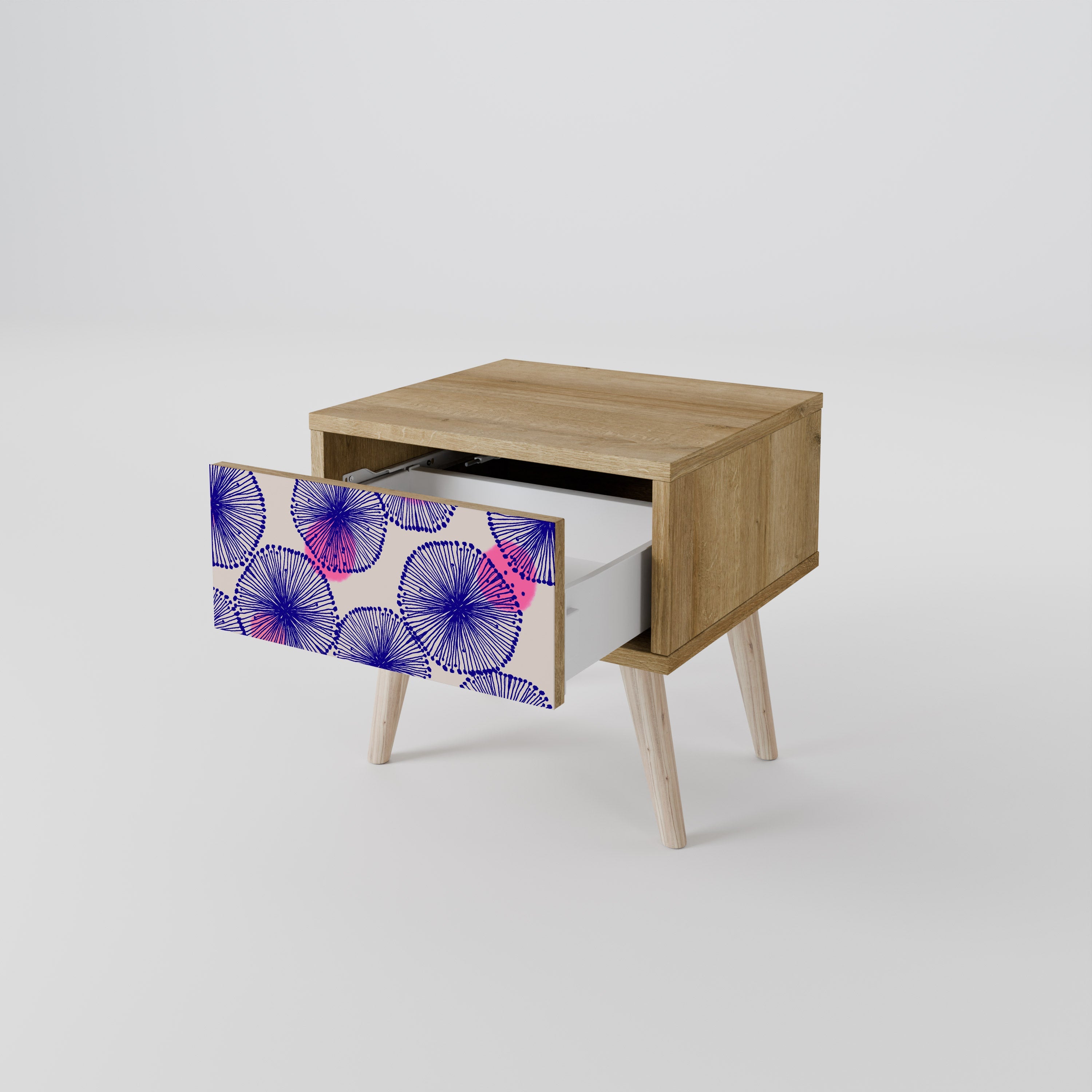 Table de chevet MAGIC NATURE effet chêne