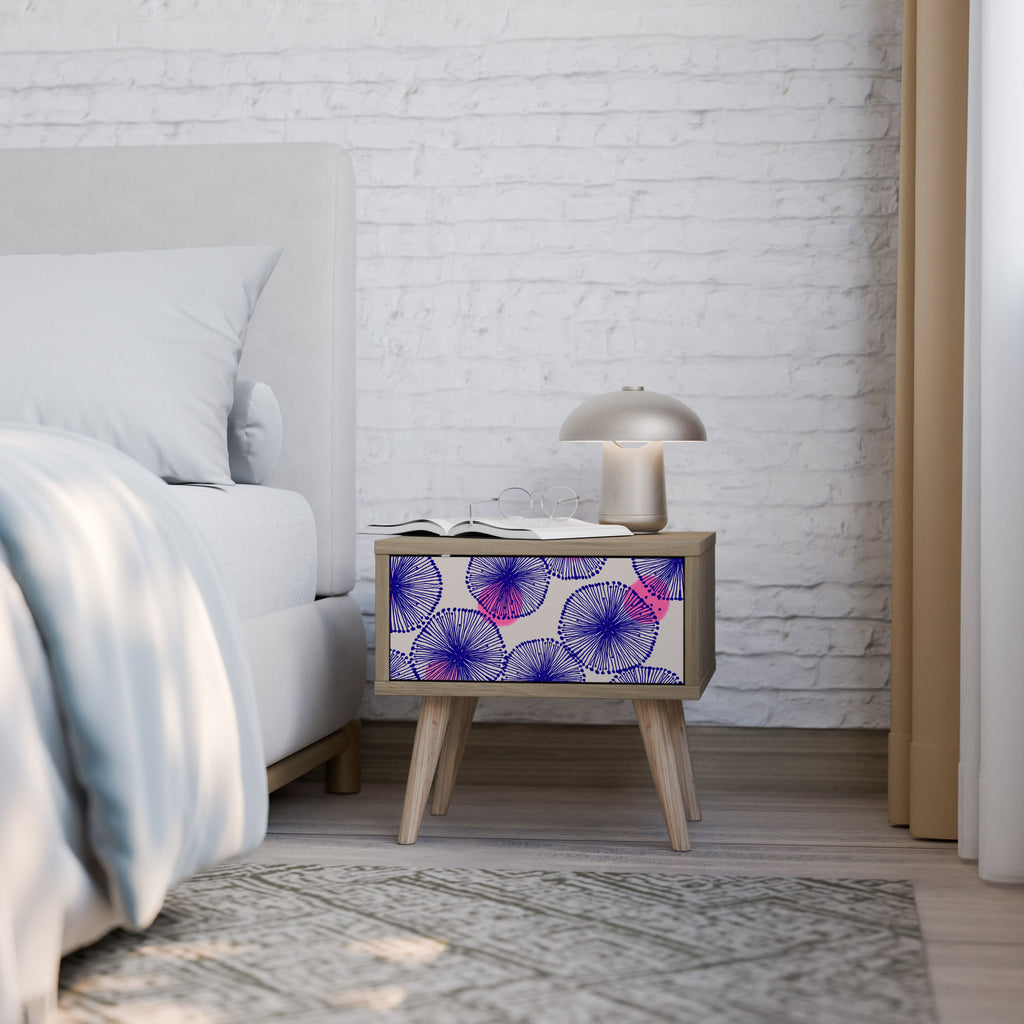 MAGIC NATURE Nightstand in Oak Effect