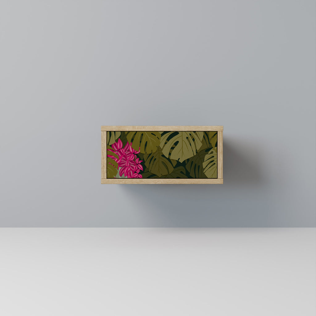 TROPICAL BEAUTY Nightstand in Oak Effect