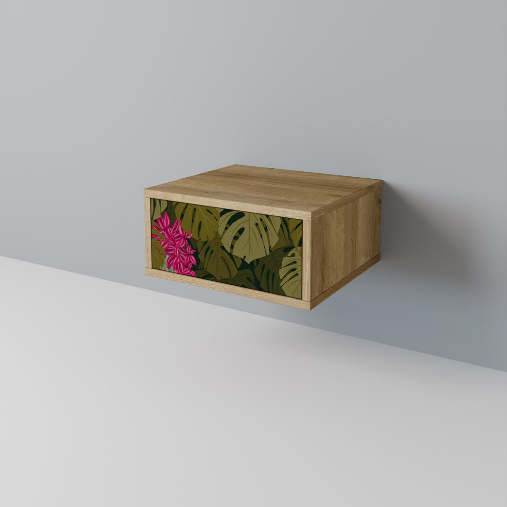 TROPICAL BEAUTY Nightstand in Oak Effect