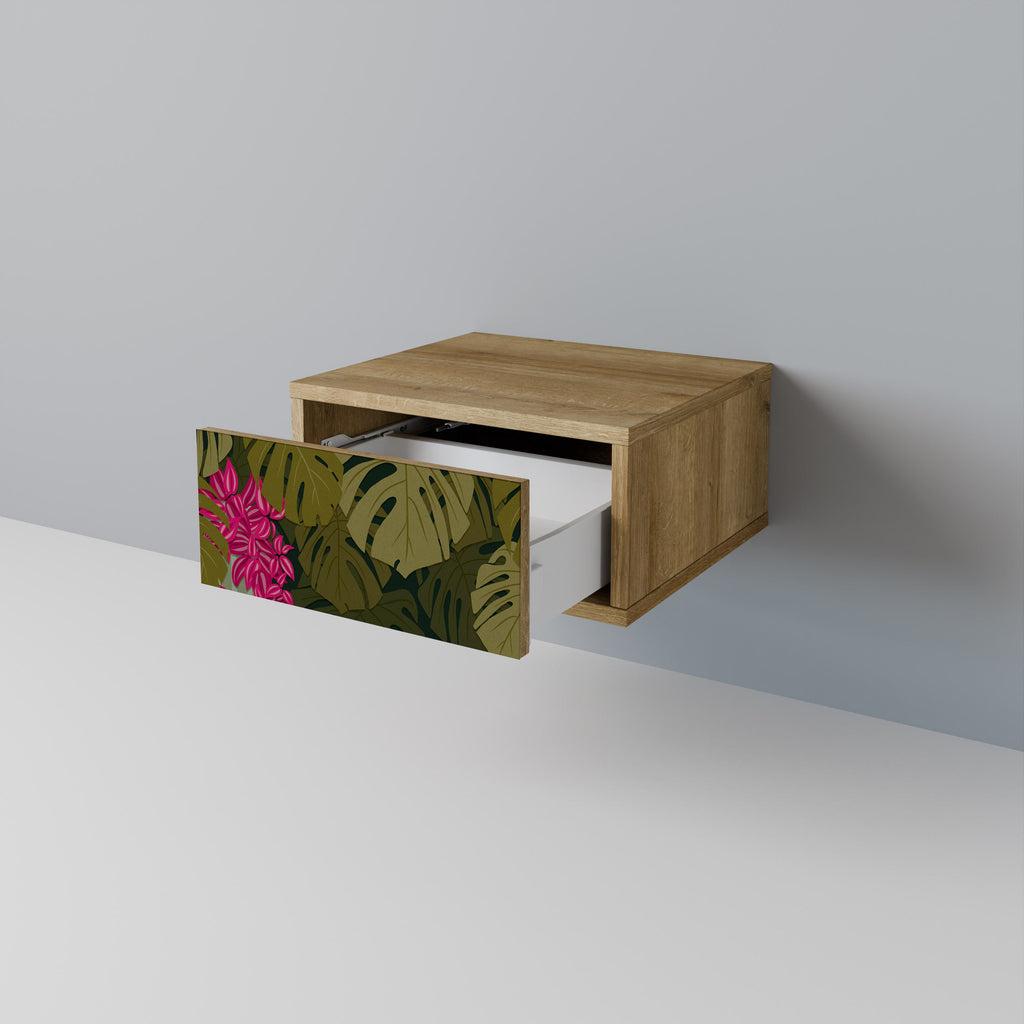 TROPICAL BEAUTY Nightstand in Oak Effect