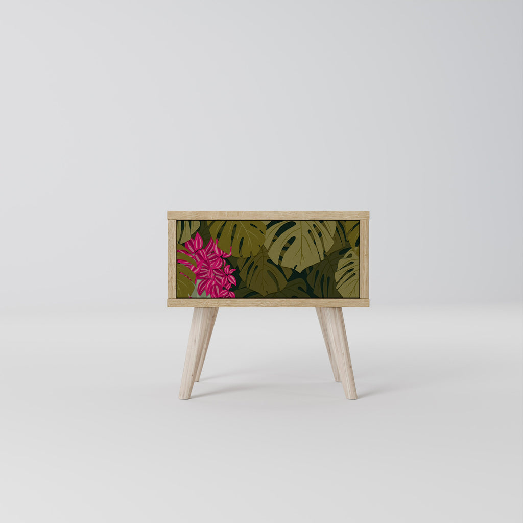 TROPICAL BEAUTY Nightstand in Oak Effect