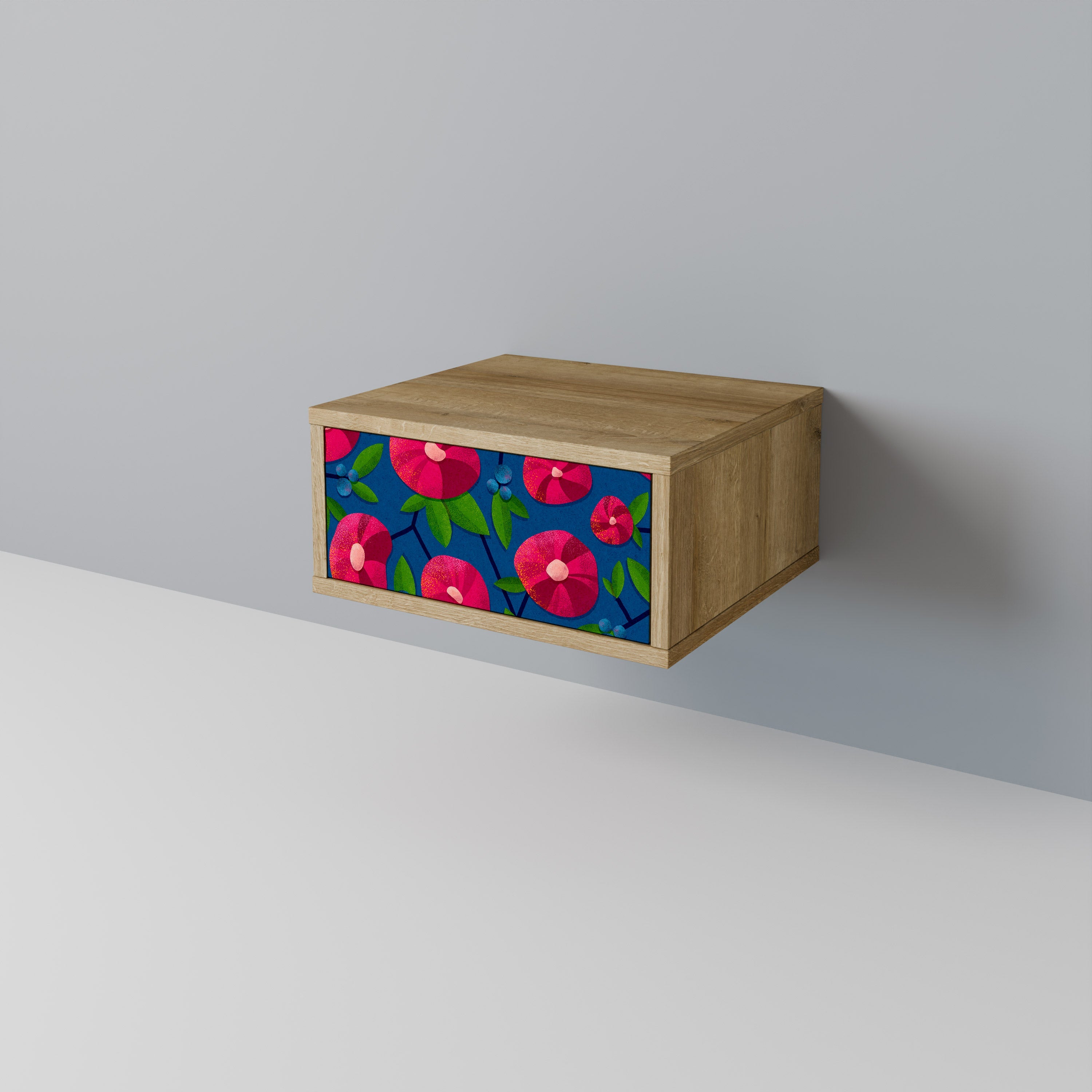 Table de chevet SPRING THOUGHTS effet chêne