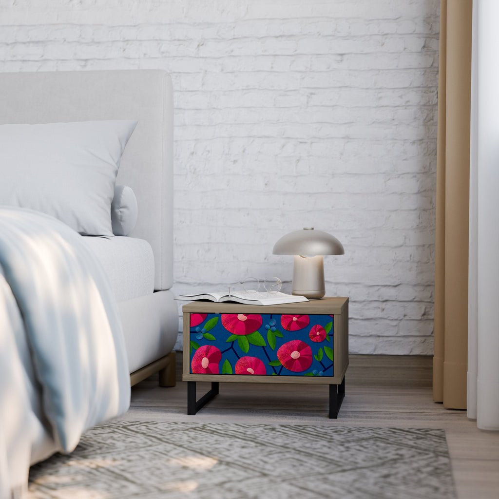 Table de chevet SPRING THOUGHTS effet chêne