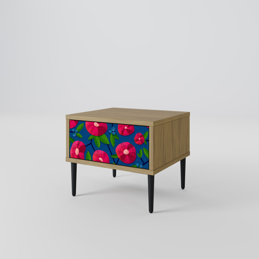 Table de chevet SPRING THOUGHTS effet chêne