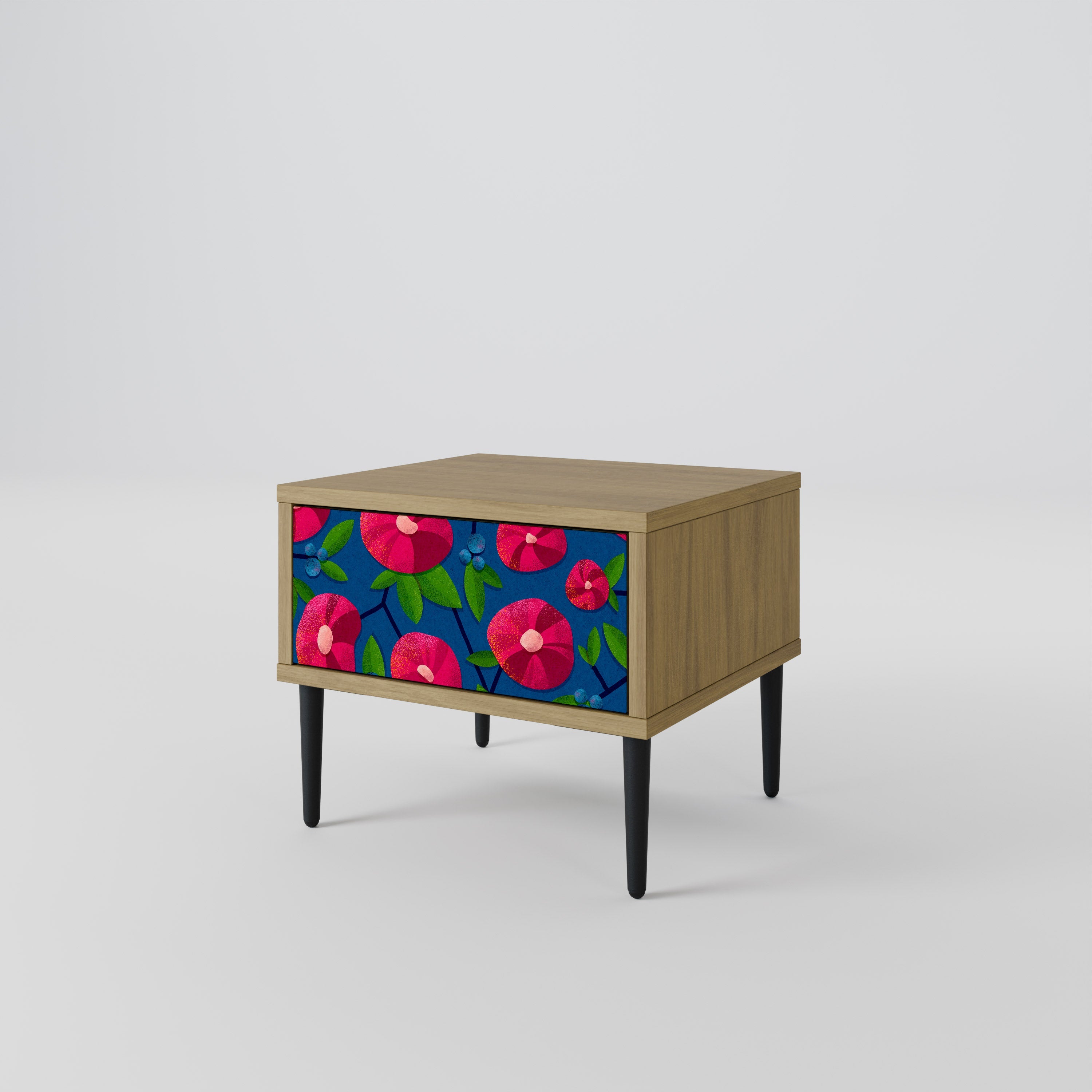 Table de chevet SPRING THOUGHTS effet chêne