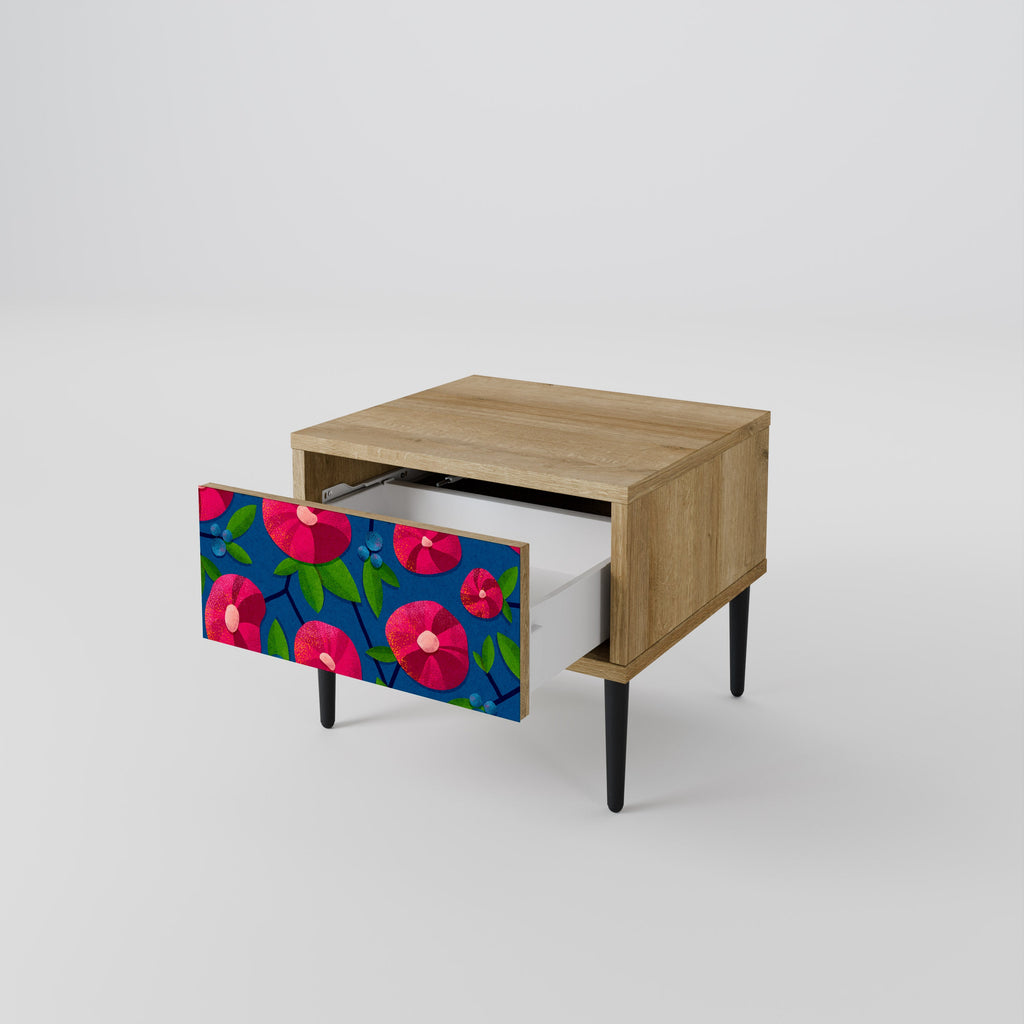 Table de chevet SPRING THOUGHTS effet chêne