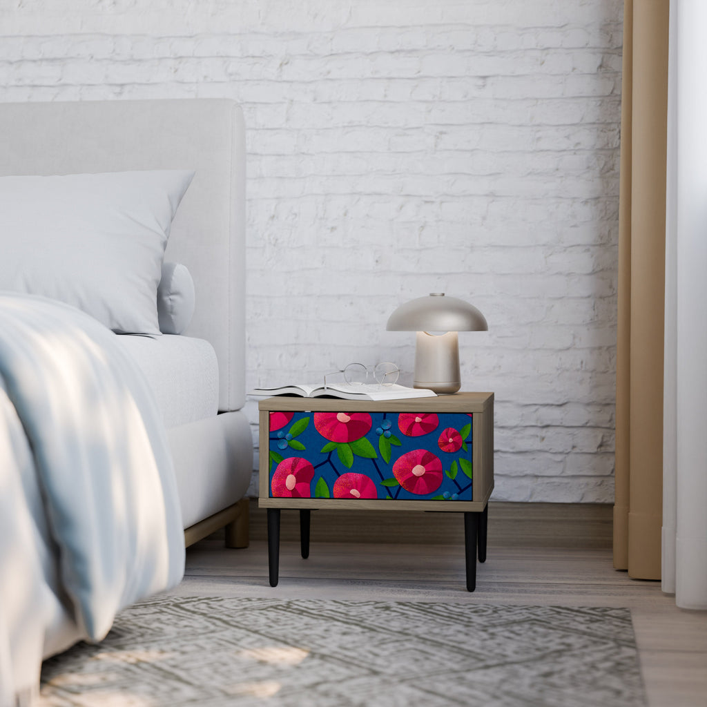 Table de chevet SPRING THOUGHTS effet chêne