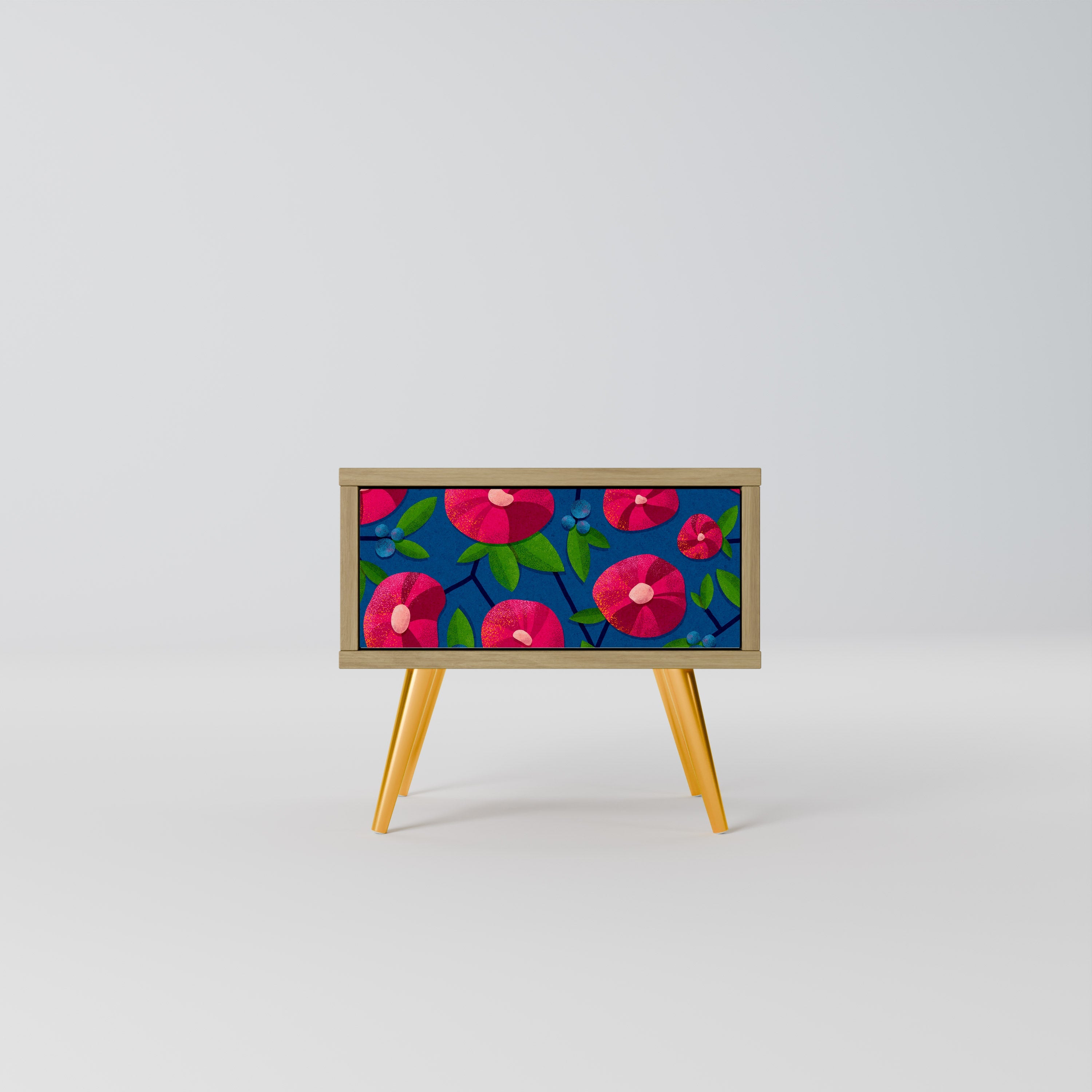 Table de chevet SPRING THOUGHTS effet chêne