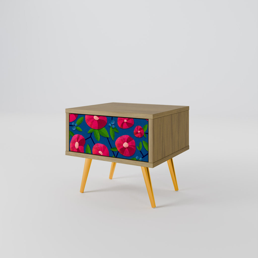 Table de chevet SPRING THOUGHTS effet chêne