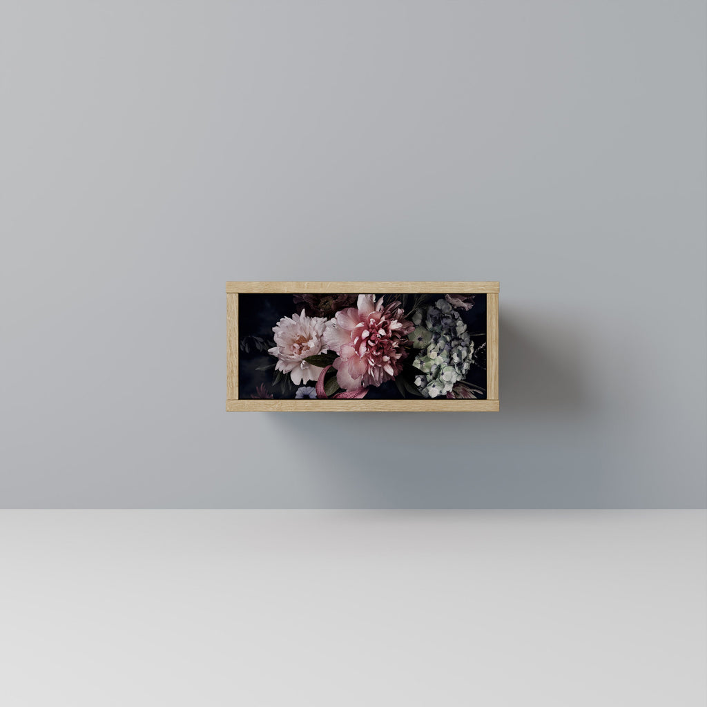 PURE BLOSSOM Nightstand in Oak Effect