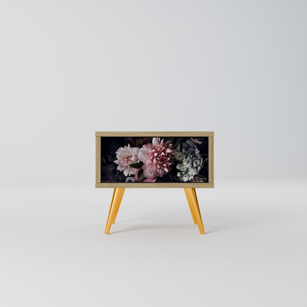 PURE BLOSSOM Nightstand in Oak Effect