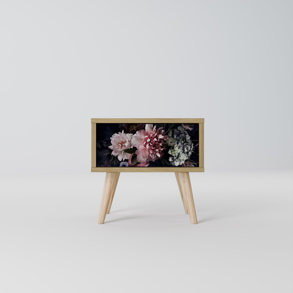 PURE BLOSSOM Nightstand in Oak Effect