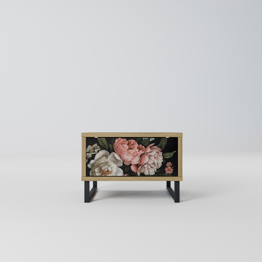 LUSH ELEGANCE Nightstand in Oak Effect