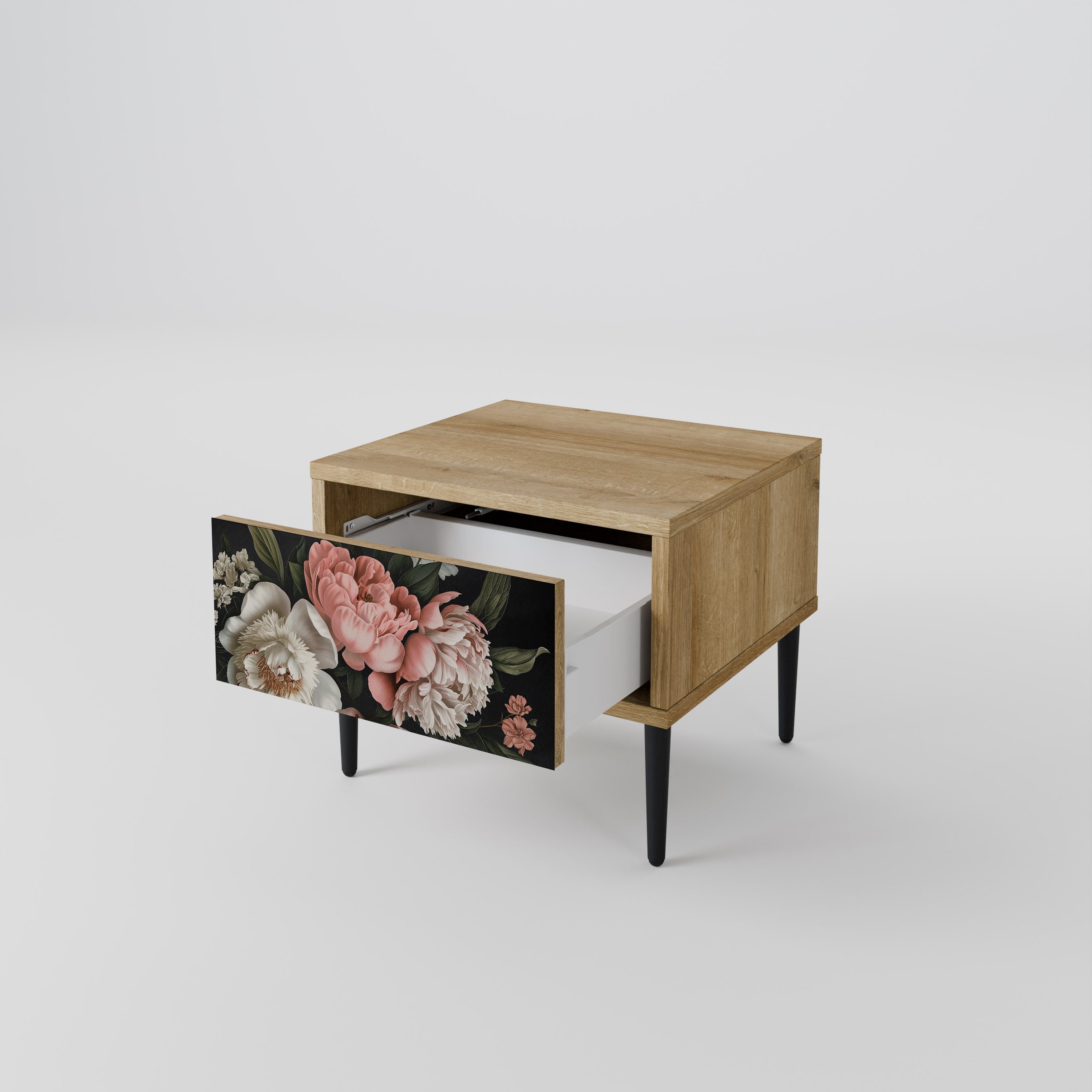 Table de chevet LUSH ELEGANCE effet chêne