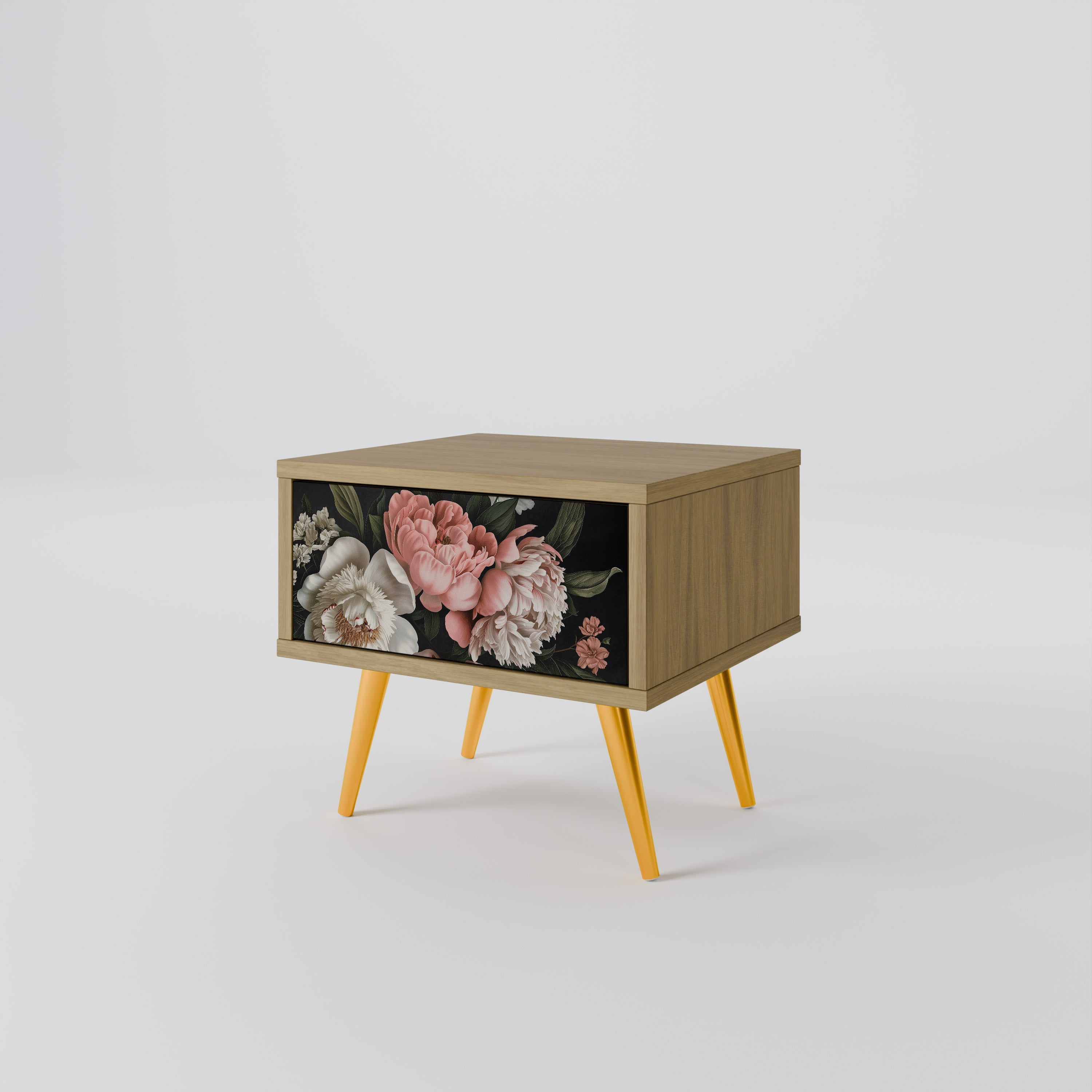 Table de chevet LUSH ELEGANCE effet chêne