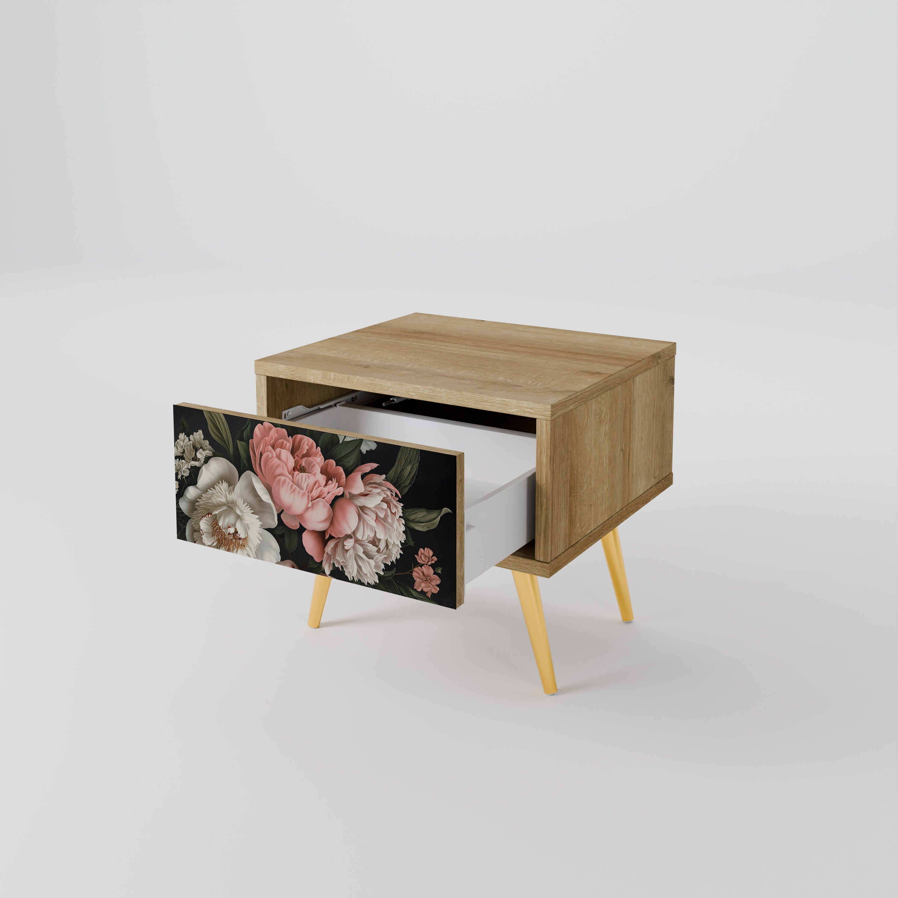 Table de chevet LUSH ELEGANCE effet chêne