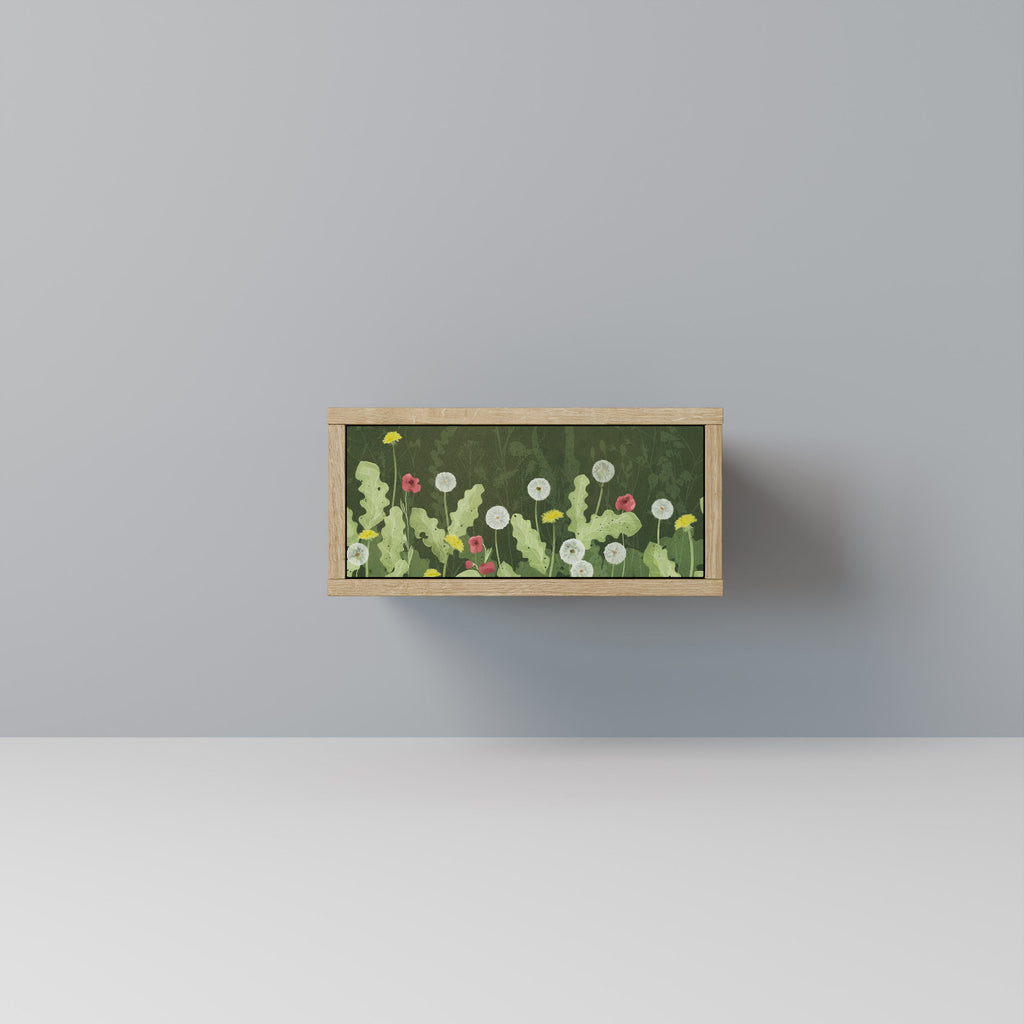 Table de chevet DANDELION AMUSE effet chêne