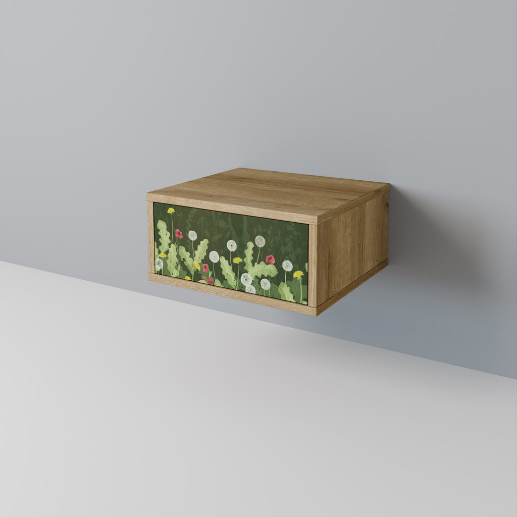 Table de chevet DANDELION AMUSE effet chêne