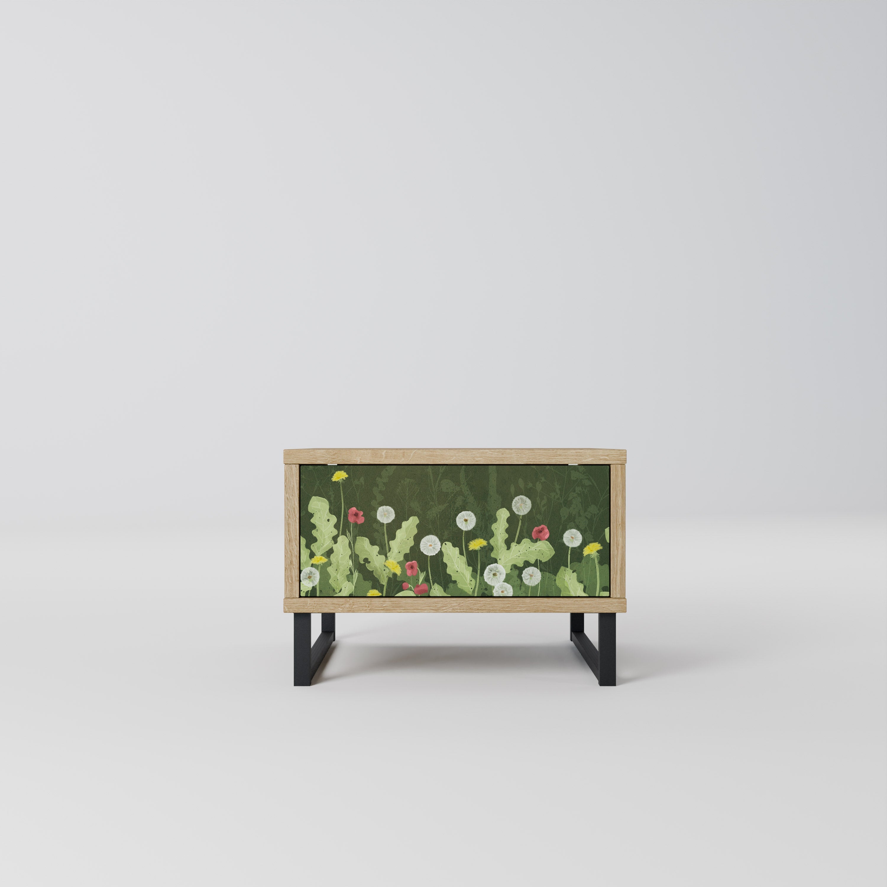 Table de chevet DANDELION AMUSE effet chêne