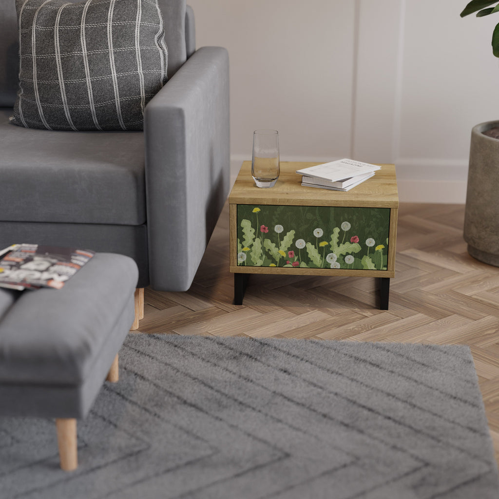 Table de chevet DANDELION AMUSE effet chêne