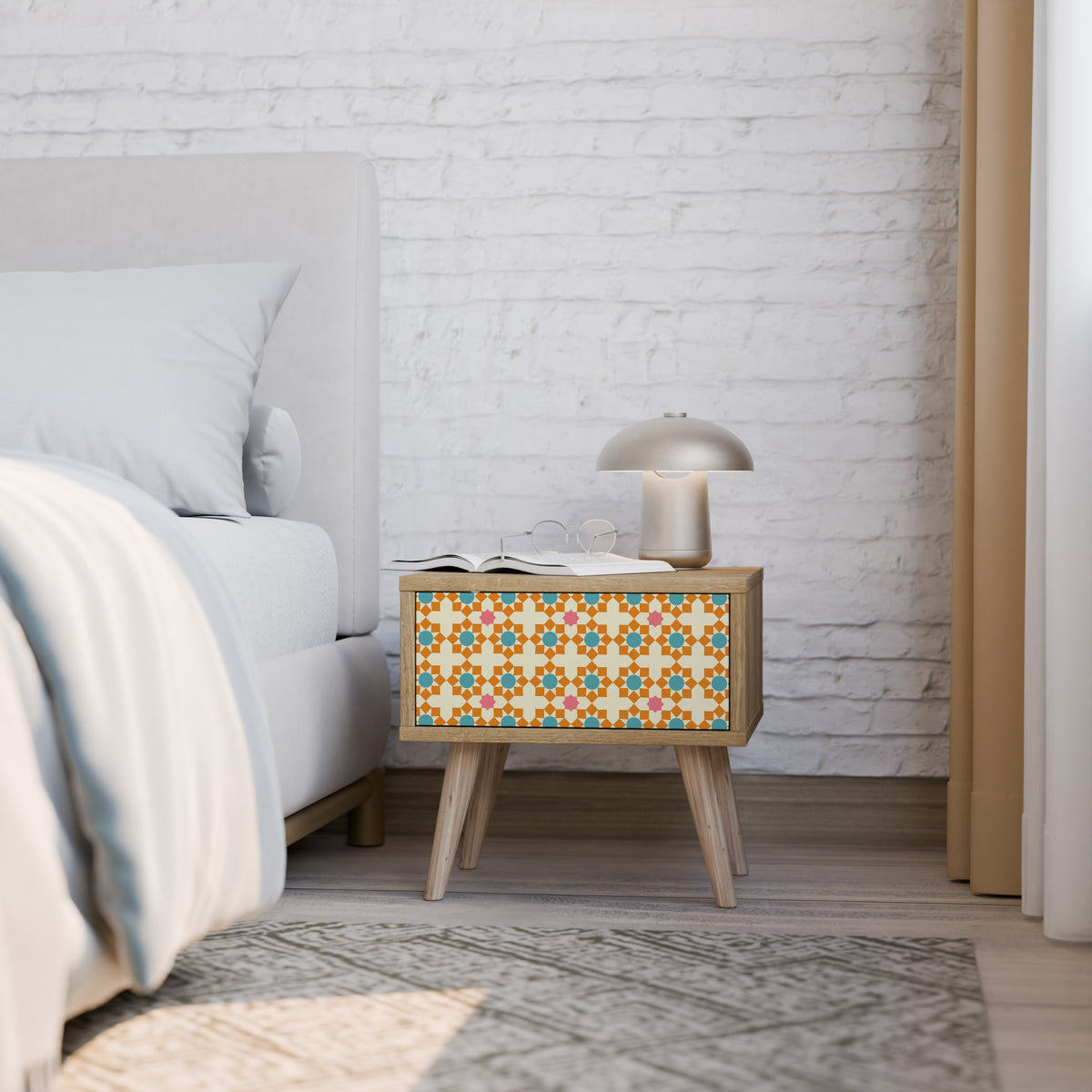 FLORAL DECOR Nightstand