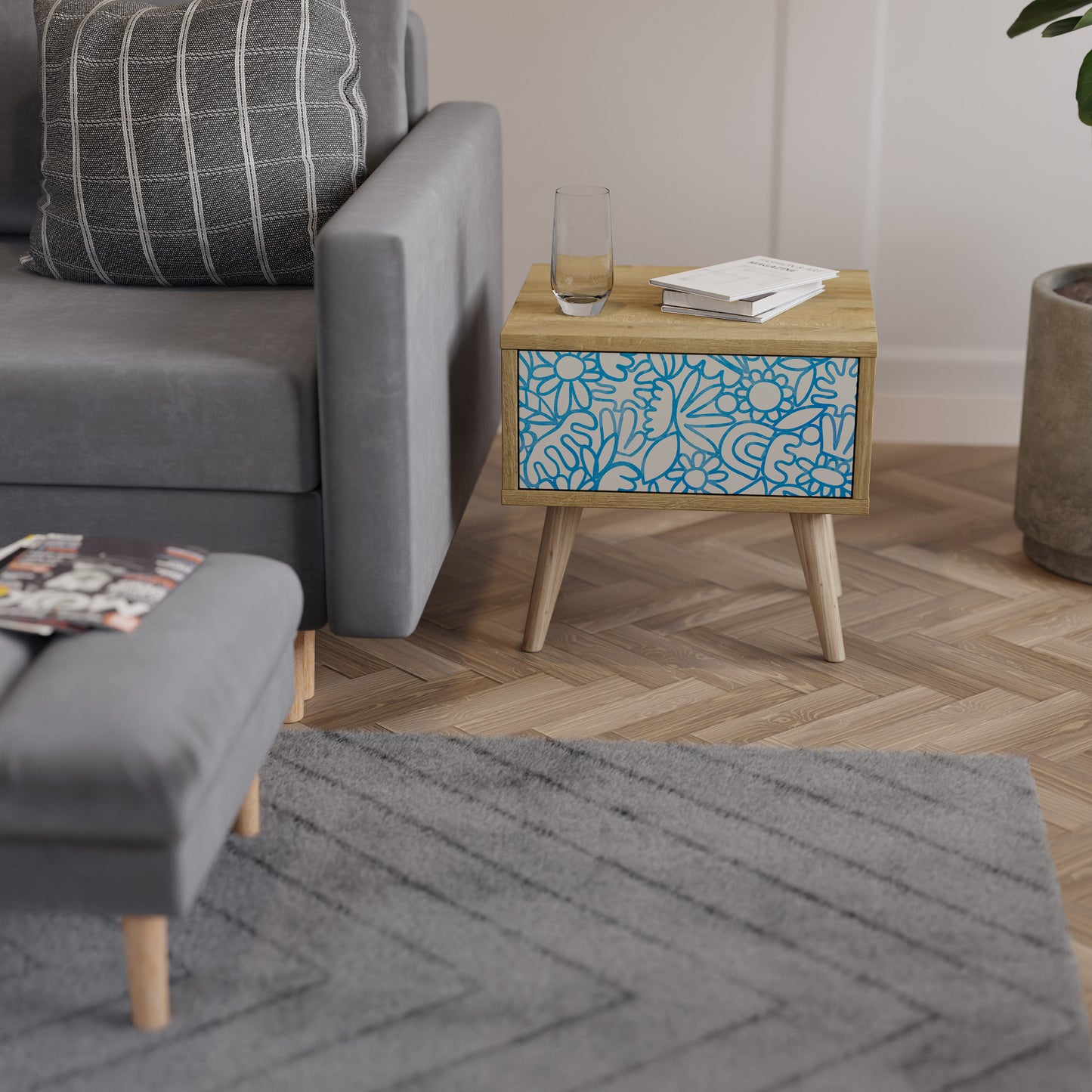 BLOOMY MORNING Nightstand