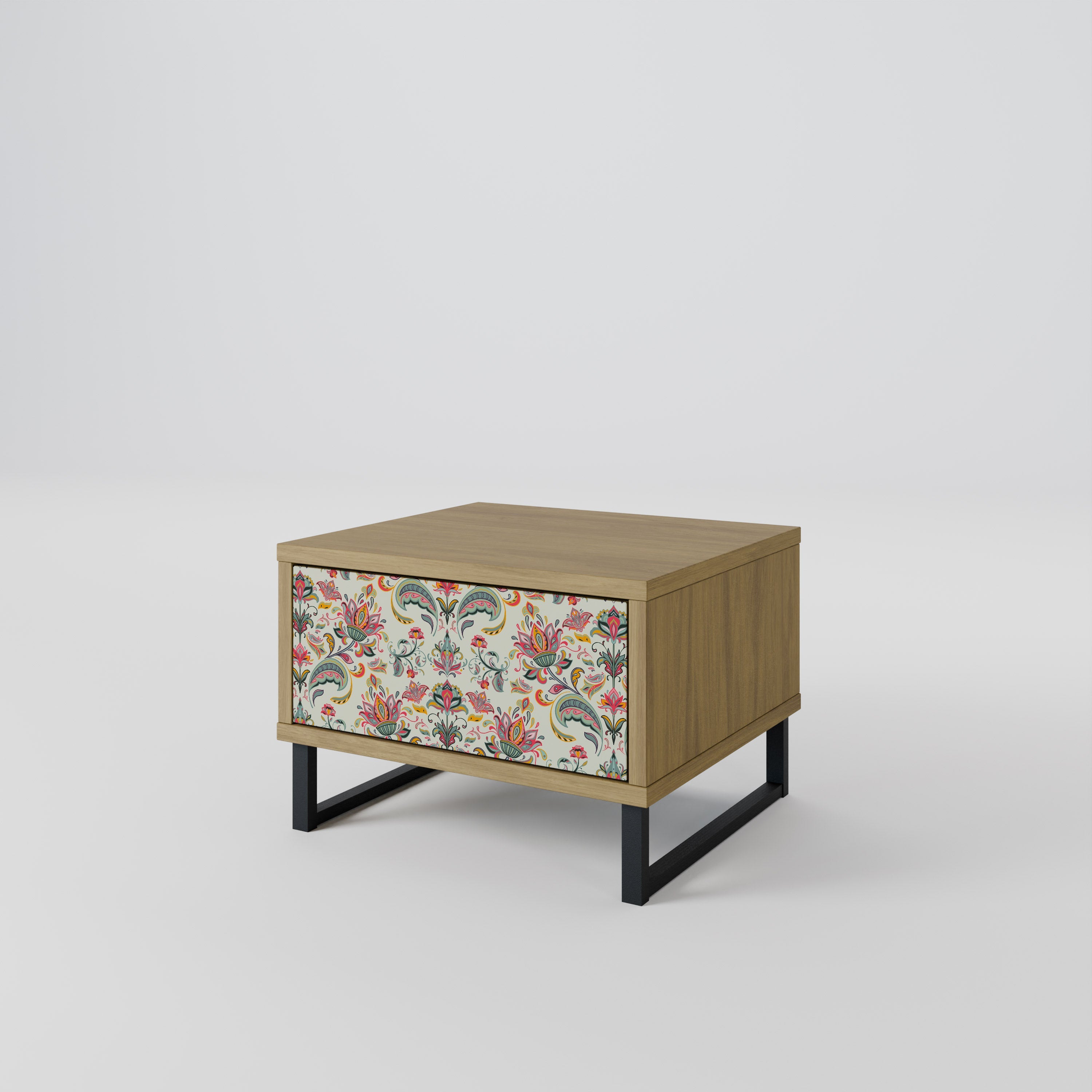 Table de chevet ORGANIC FOLKLORE effet chêne