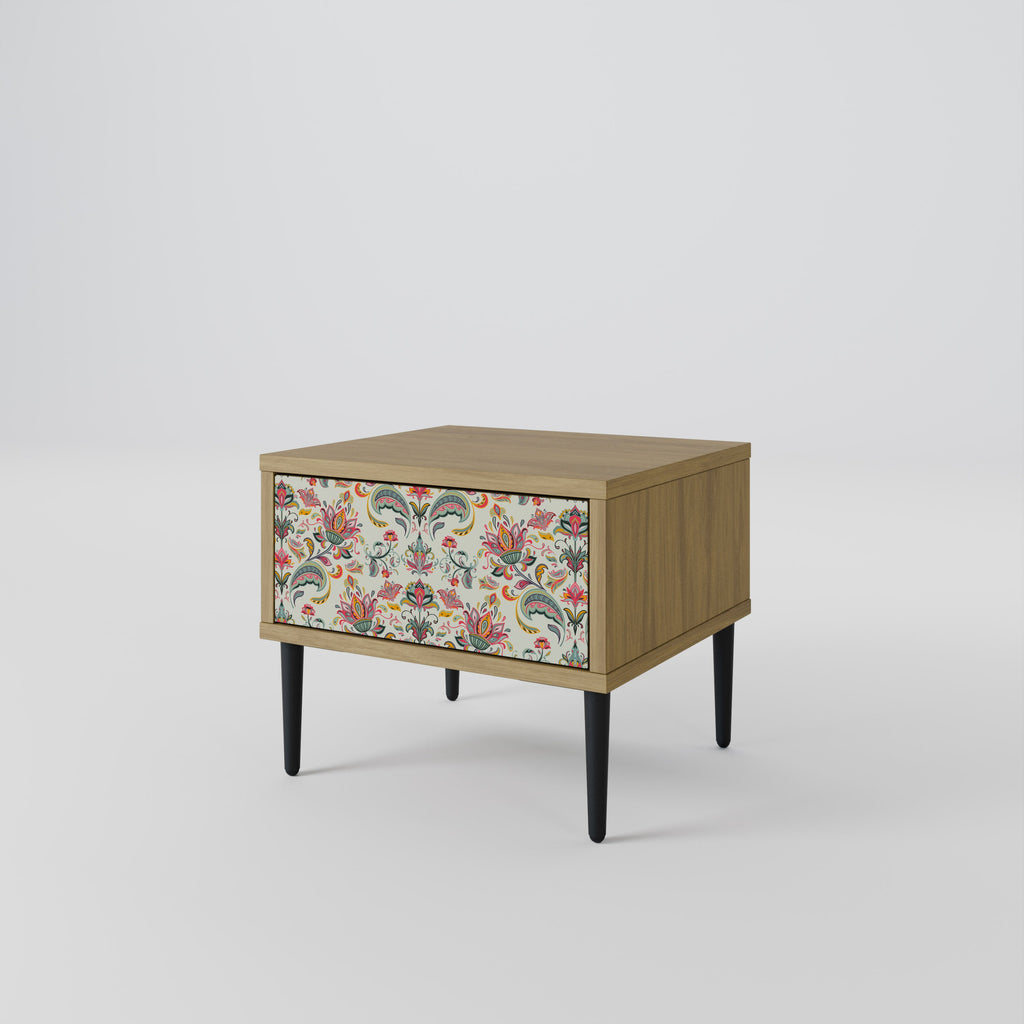 Table de chevet ORGANIC FOLKLORE effet chêne