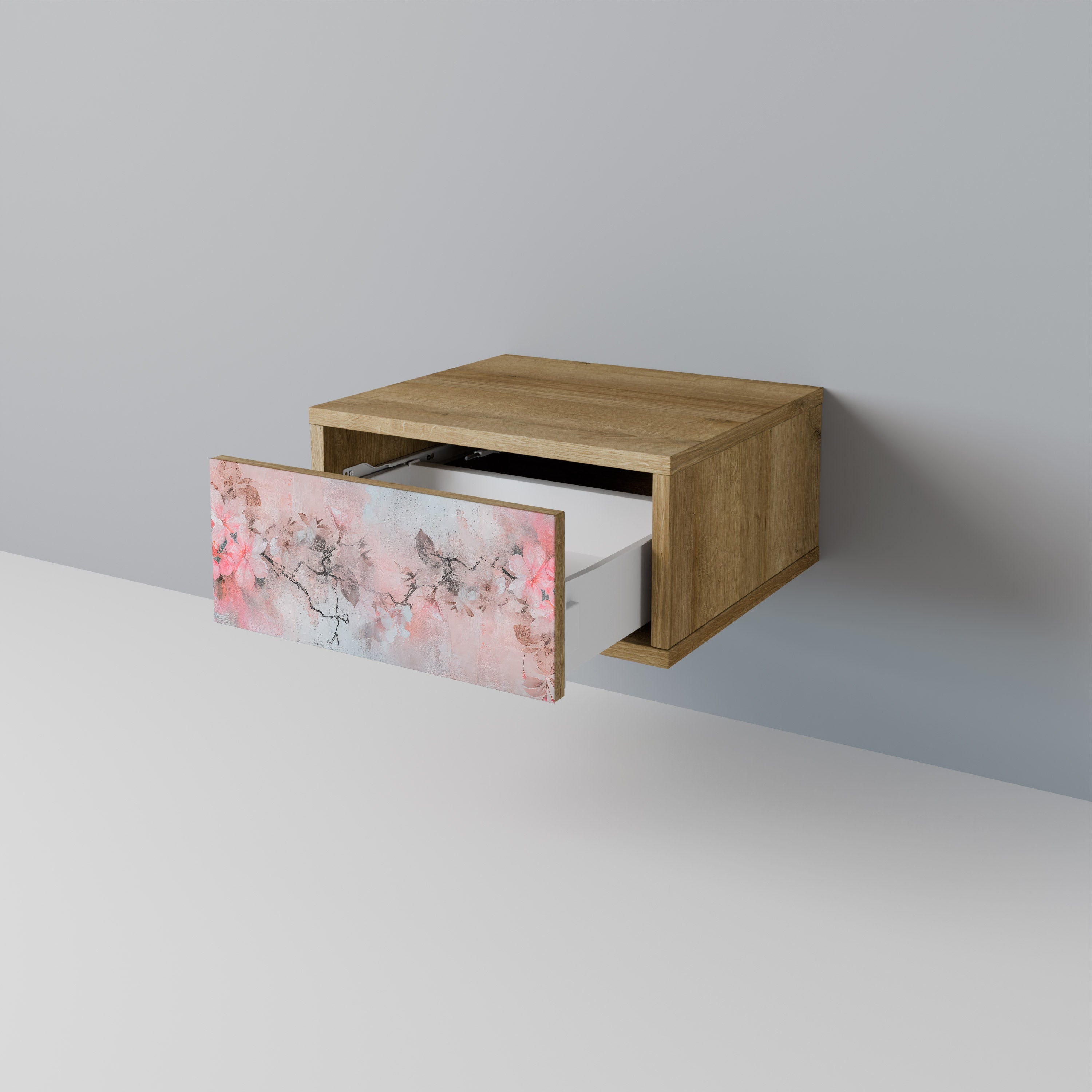 Table de chevet CHERRY BLOSSOM effet chêne