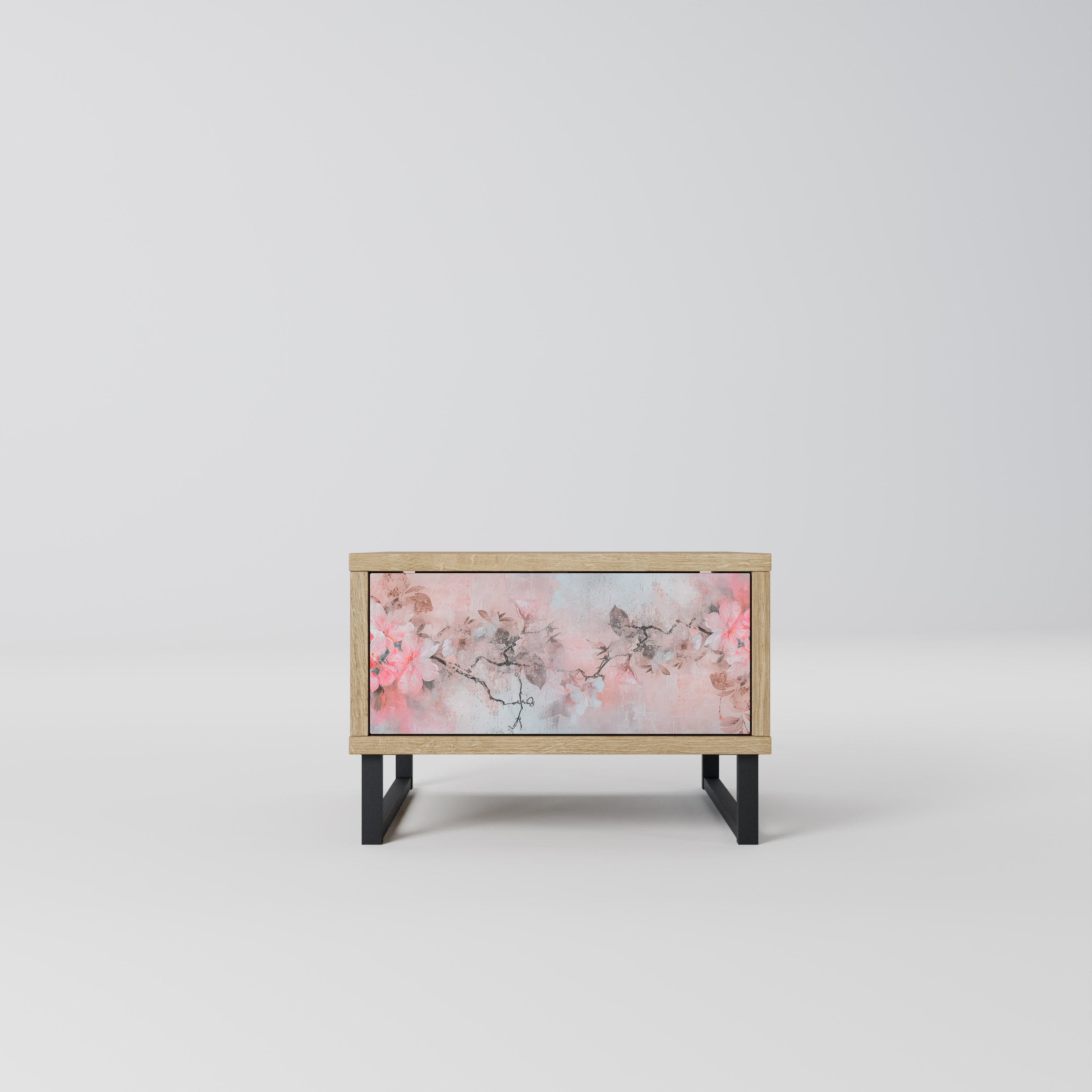 Table de chevet CHERRY BLOSSOM effet chêne