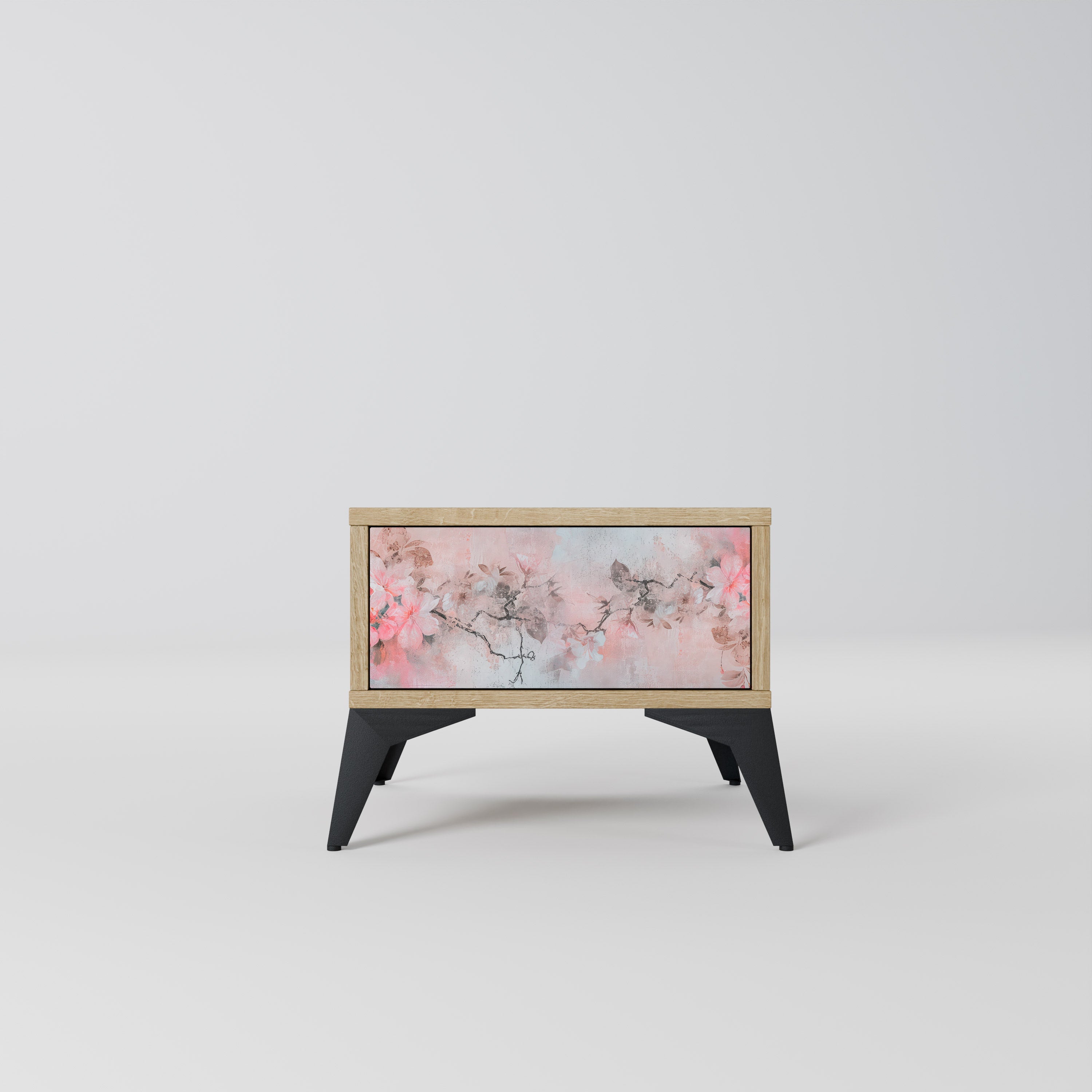 Table de chevet CHERRY BLOSSOM effet chêne