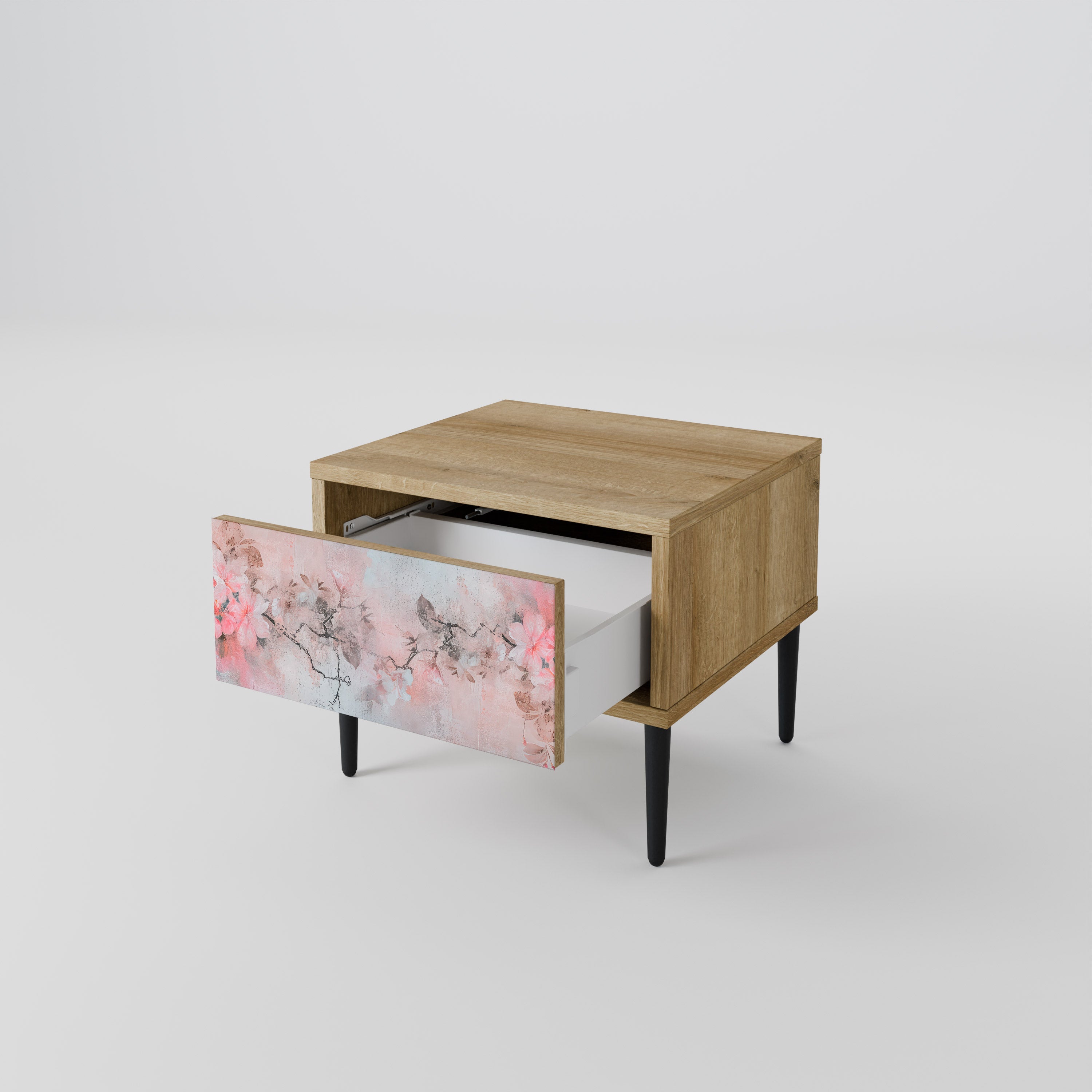 Table de chevet CHERRY BLOSSOM effet chêne