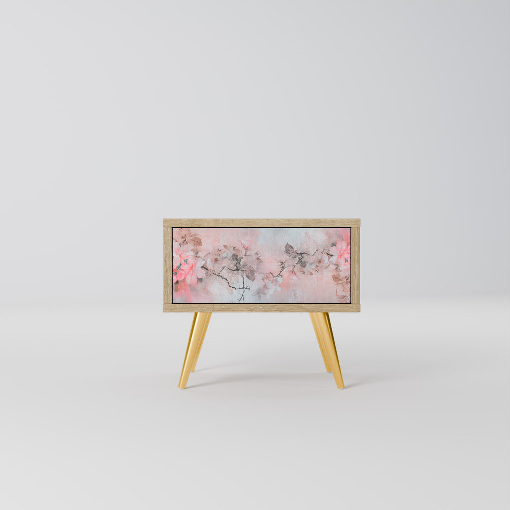 Table de chevet CHERRY BLOSSOM effet chêne