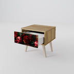DAHLIAS AND POMEGRANATES Nightstand