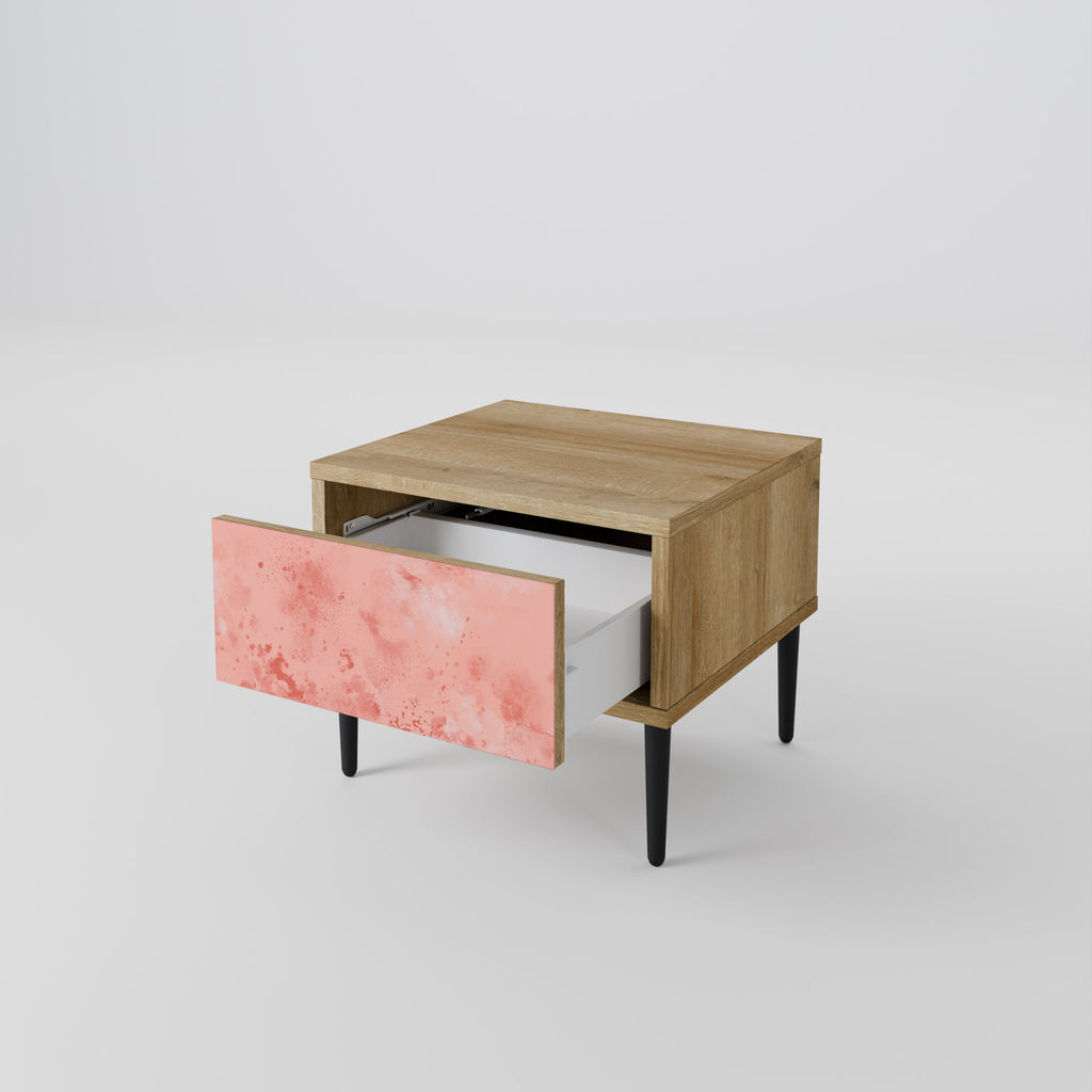 Table de chevet CRANE DANCE effet chêne