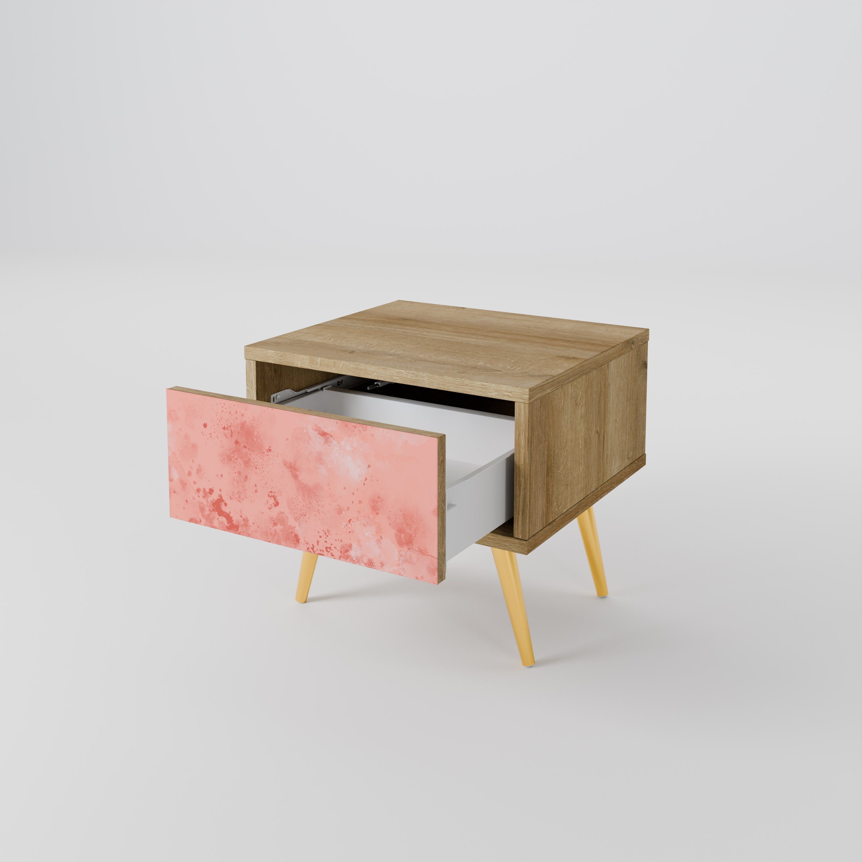 Table de chevet CRANE DANCE effet chêne