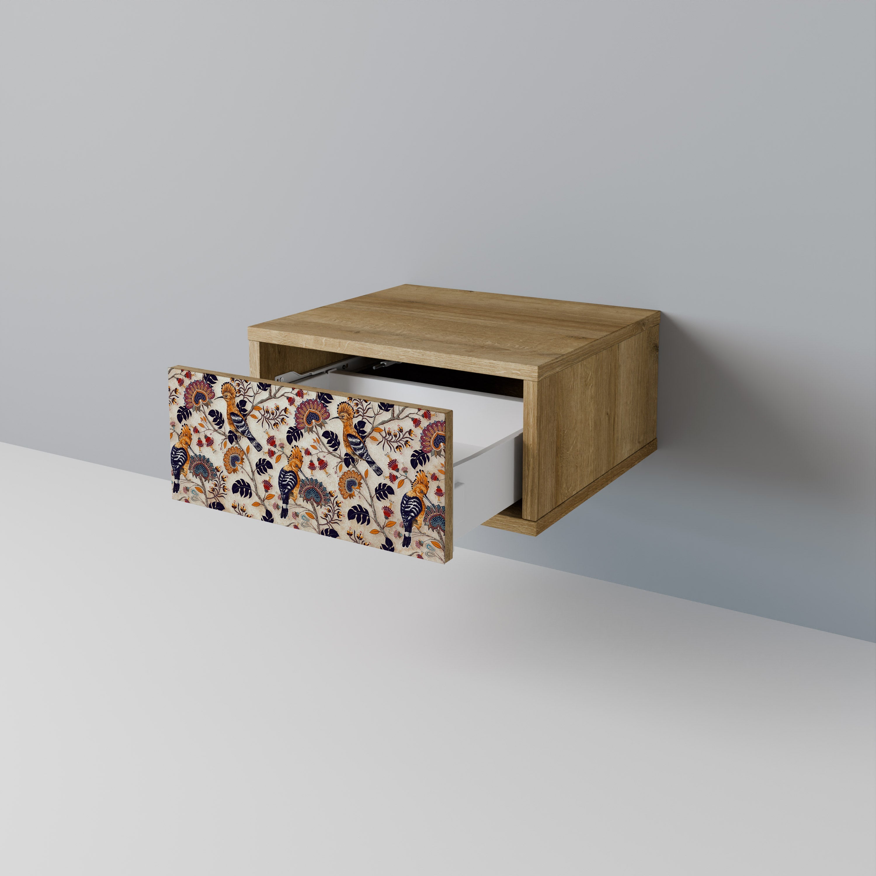 Table de chevet EMINENT HOOPOE effet chêne