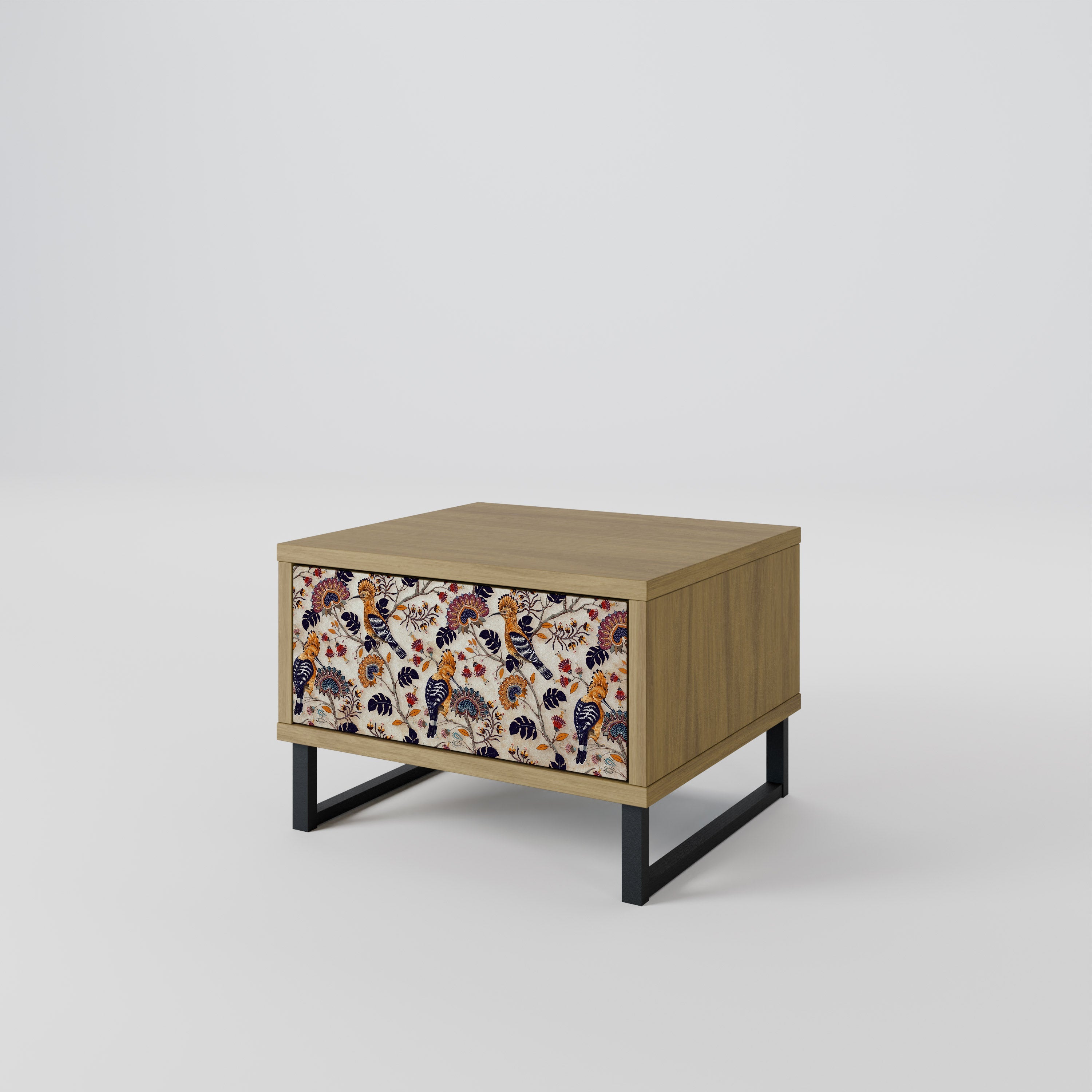 Table de chevet EMINENT HOOPOE effet chêne