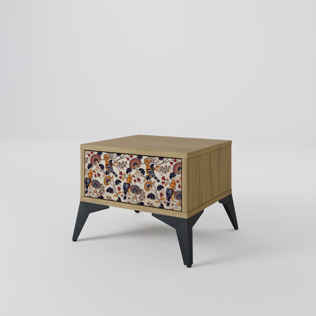 Table de chevet EMINENT HOOPOE effet chêne