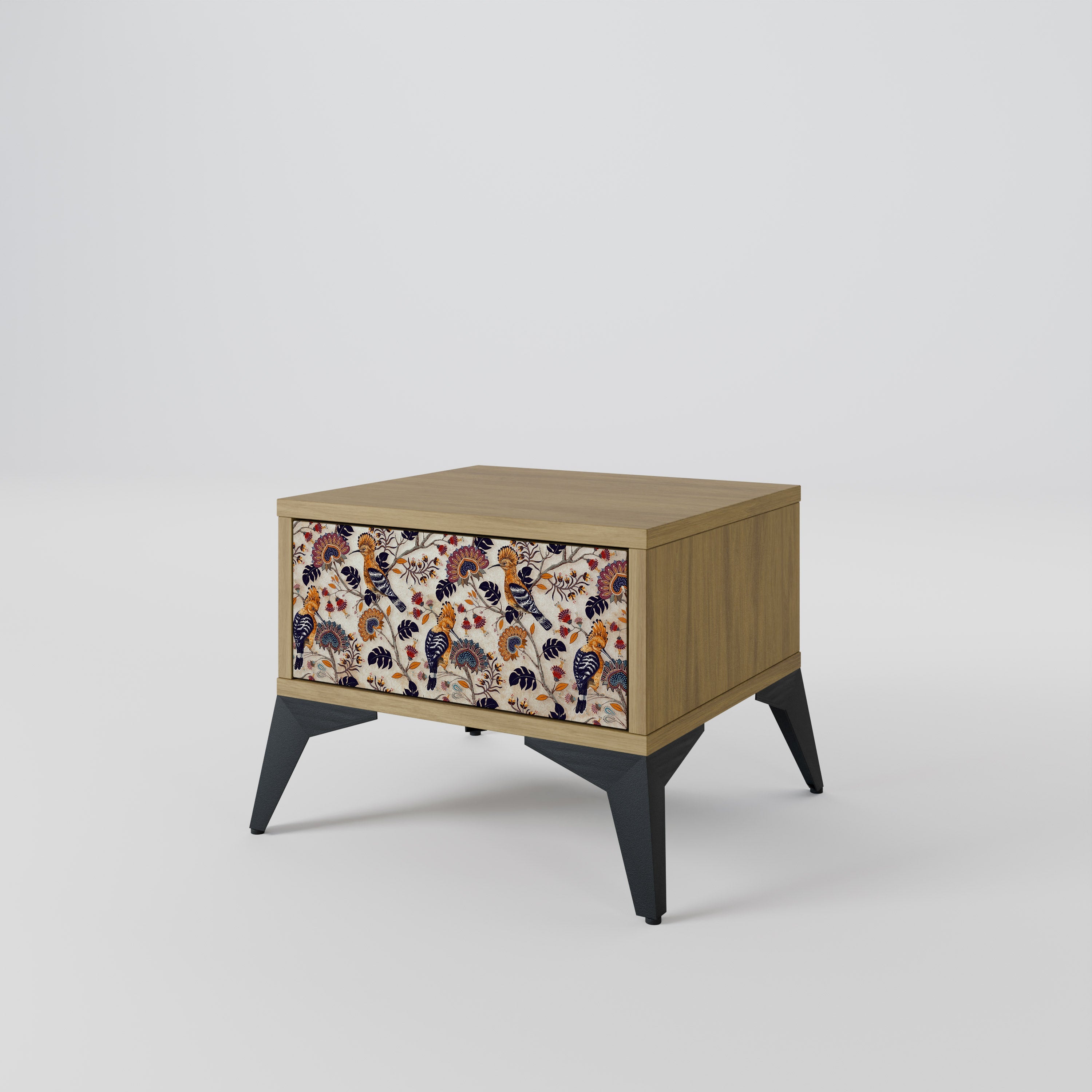 Table de chevet EMINENT HOOPOE effet chêne