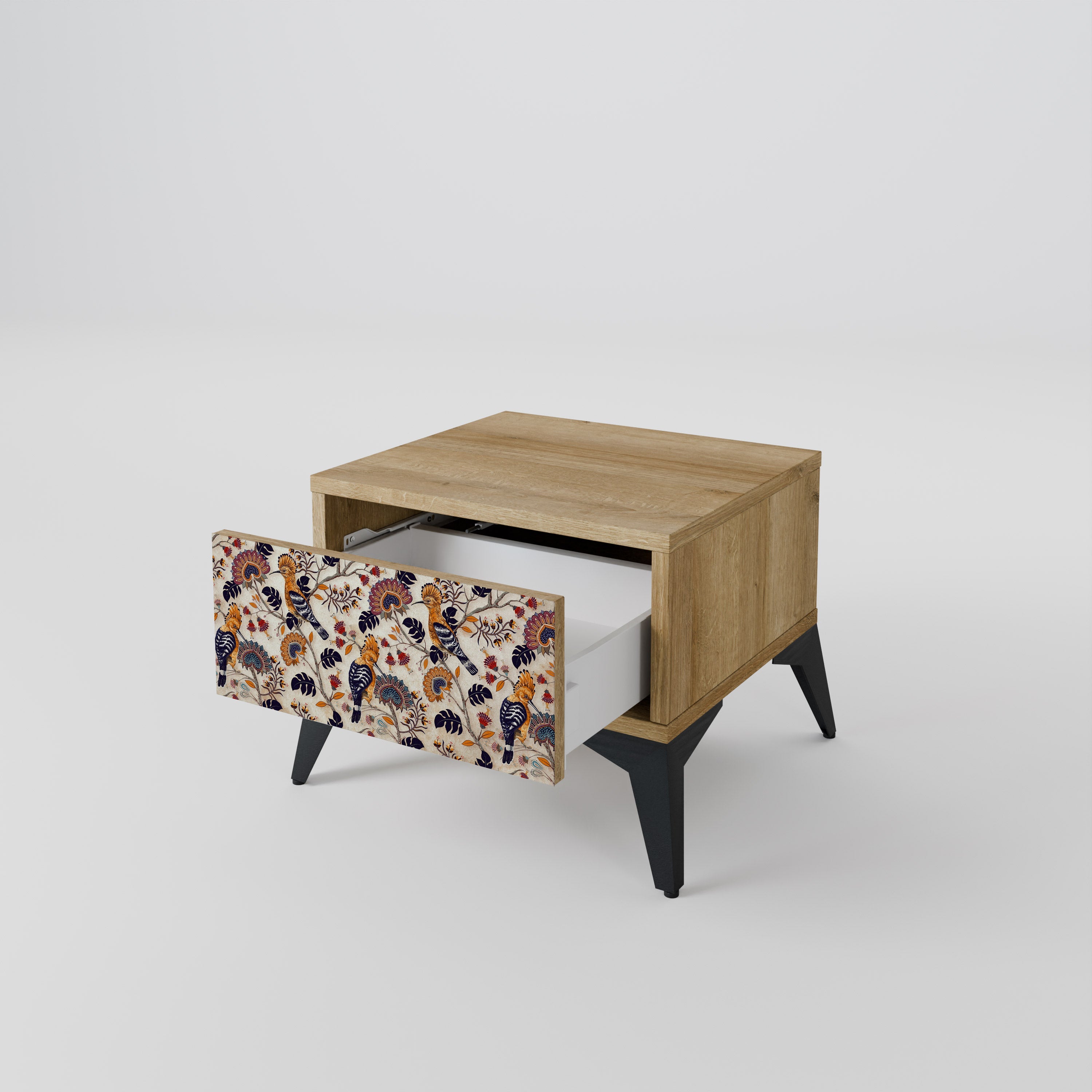 Table de chevet EMINENT HOOPOE effet chêne