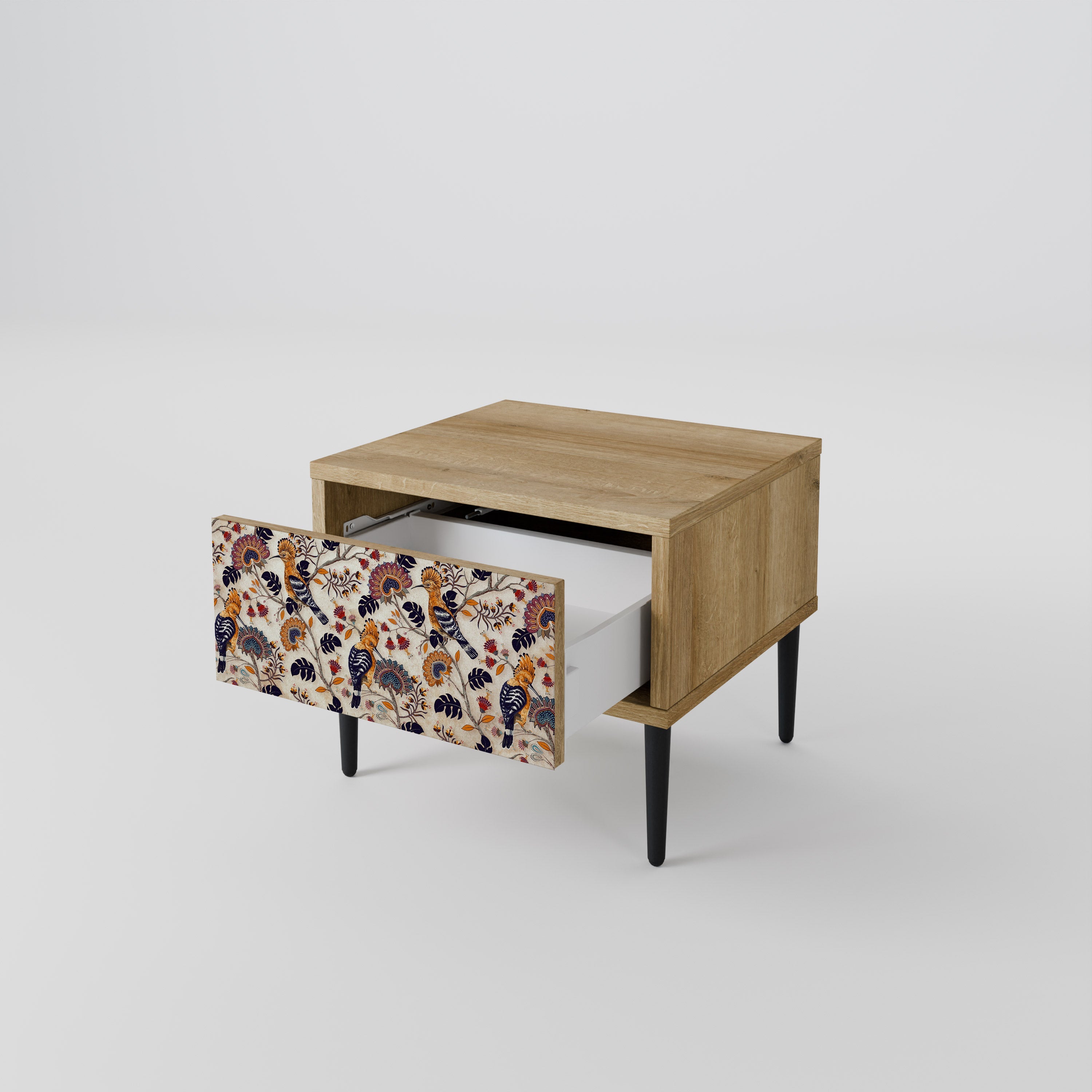 Table de chevet EMINENT HOOPOE effet chêne