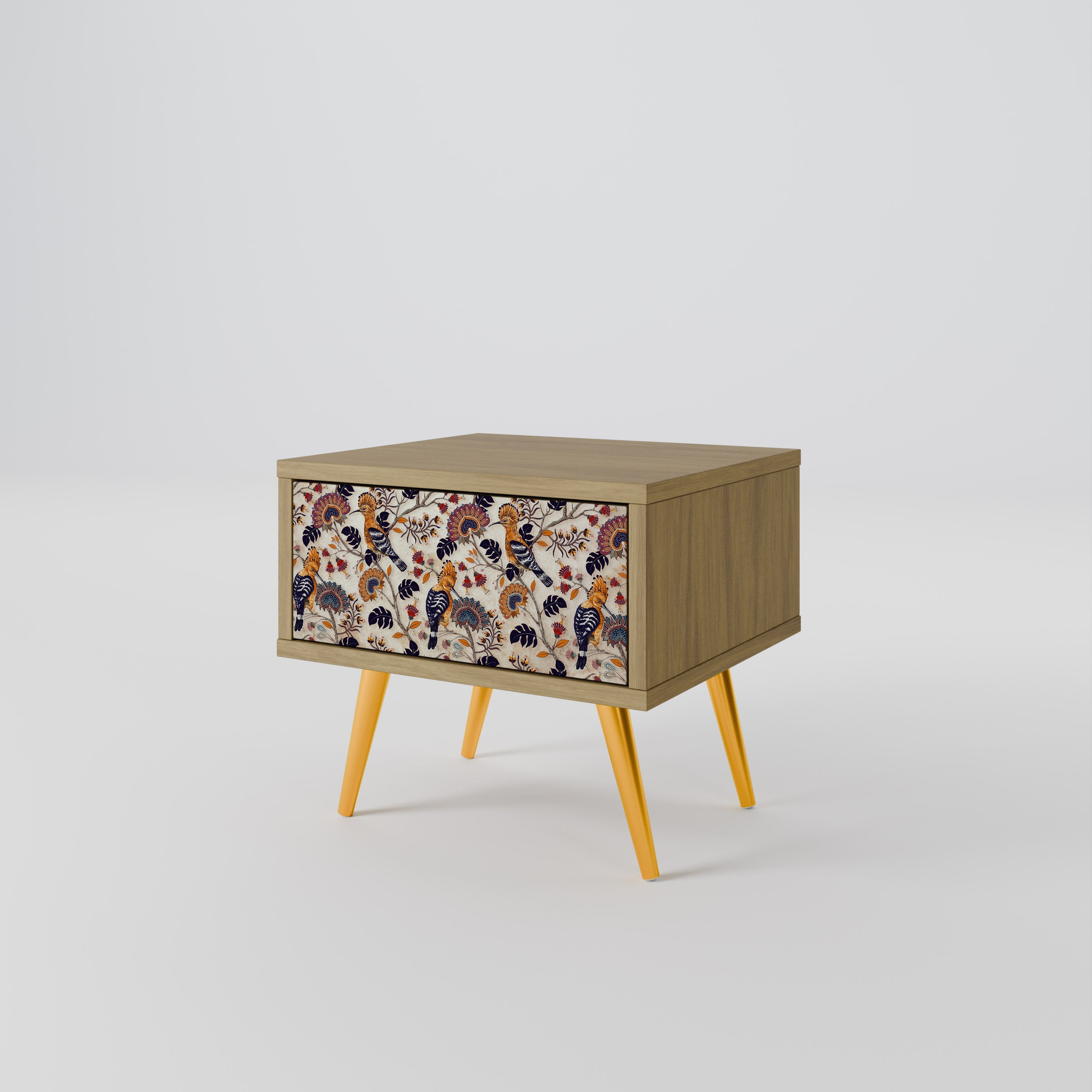 Table de chevet EMINENT HOOPOE effet chêne