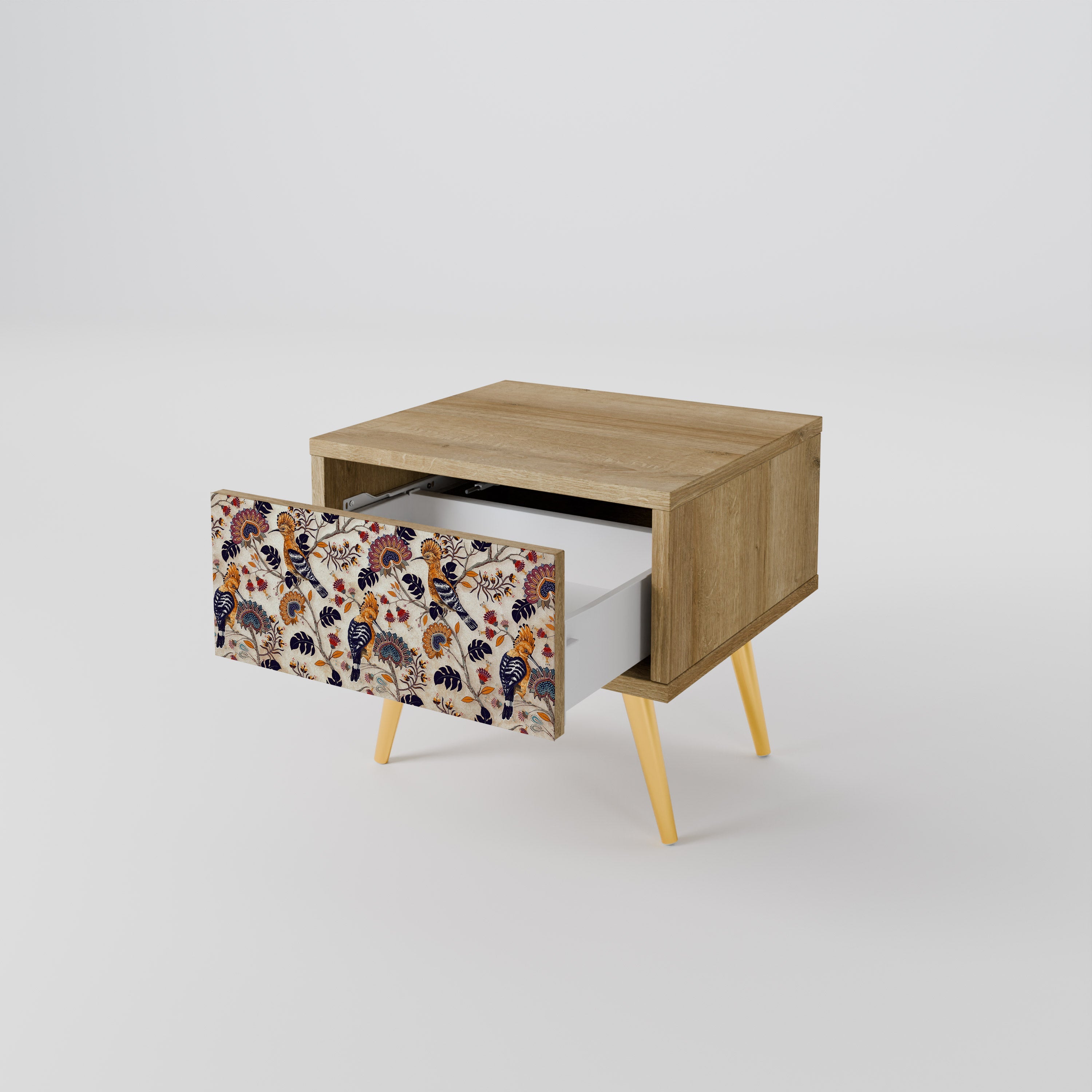 Table de chevet EMINENT HOOPOE effet chêne