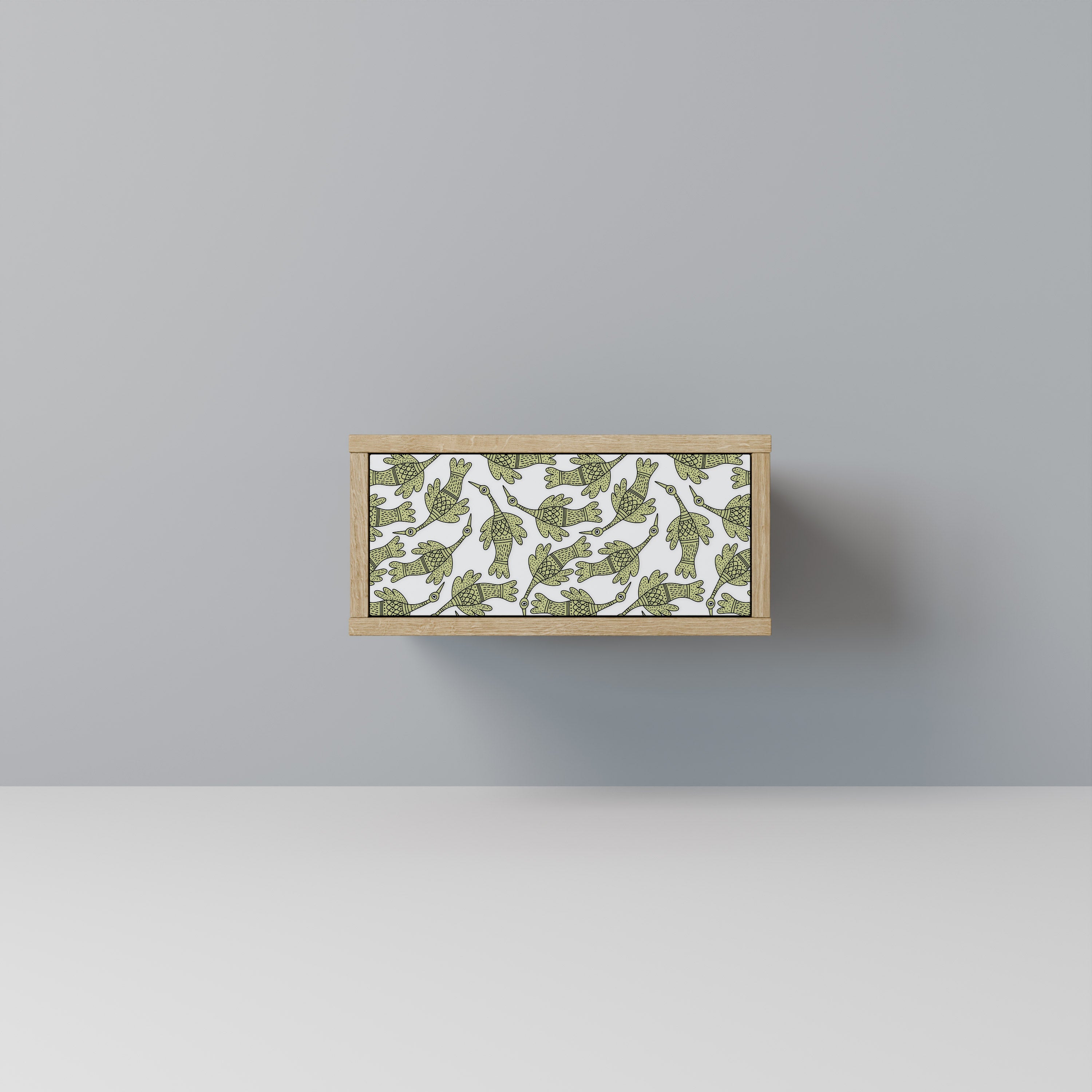 Table de chevet SEEDLING SONGBIRD effet chêne