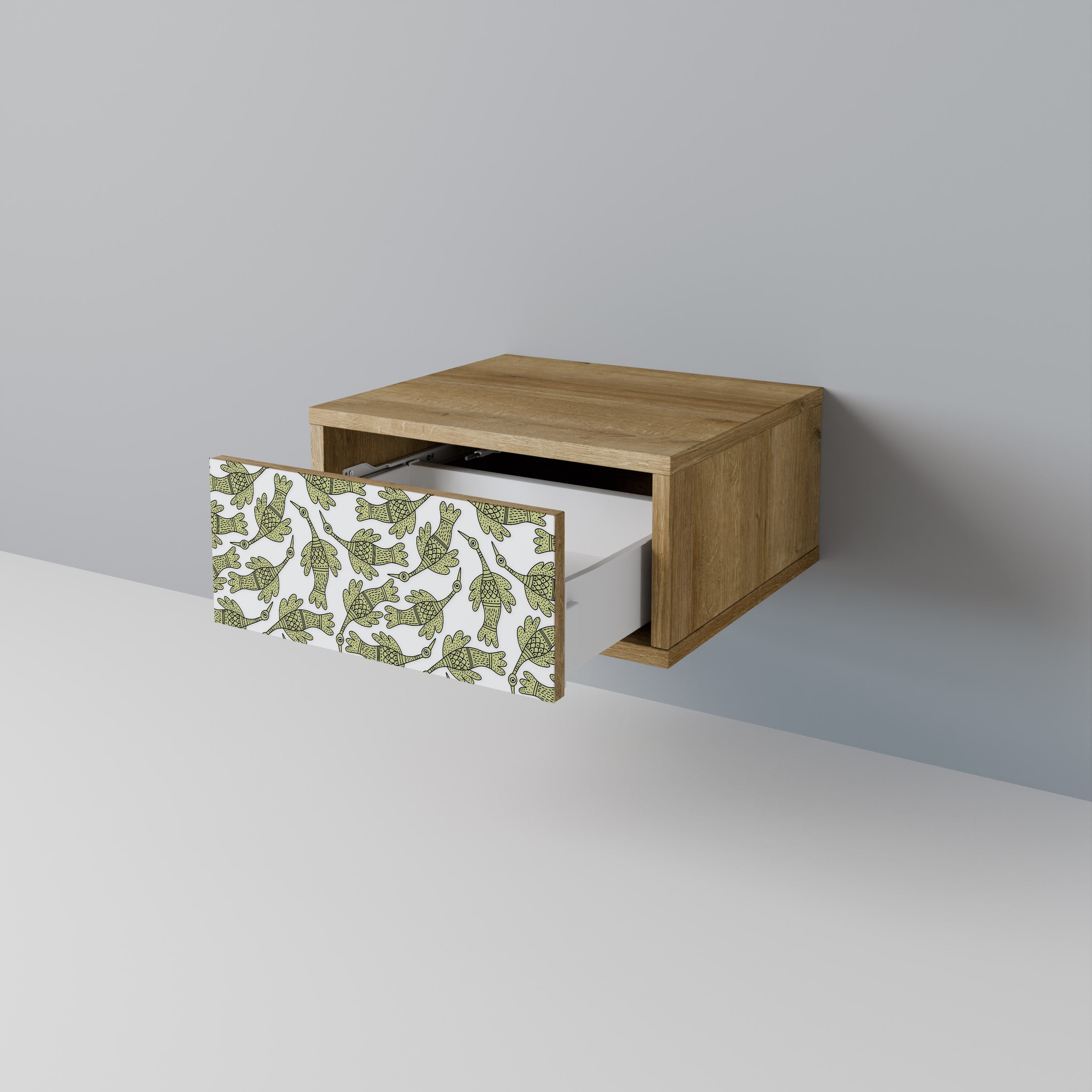 Table de chevet SEEDLING SONGBIRD effet chêne