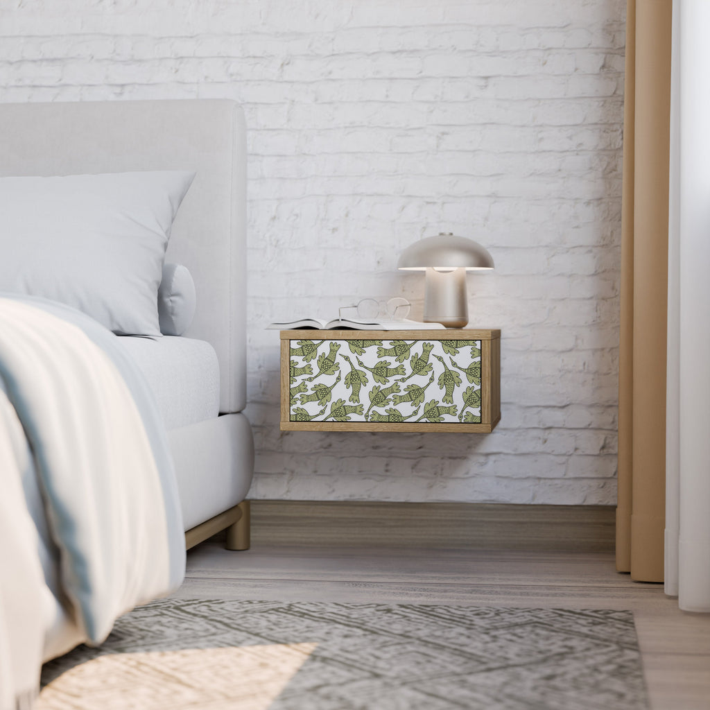 Table de chevet SEEDLING SONGBIRD effet chêne